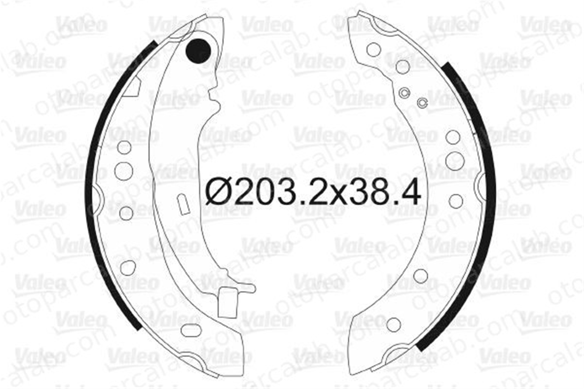 VALEO 564097 Fren Pabuçlu Balata Arka SMART FORFOUR MITSUBISHI COLT VI 4544200202 MN186120