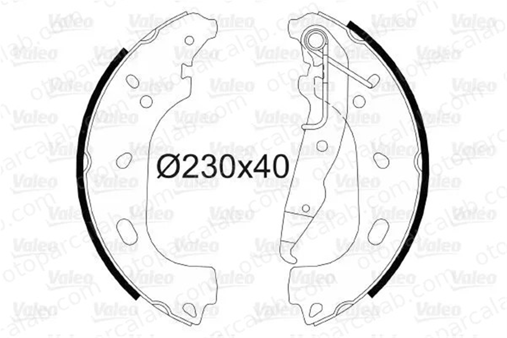 VALEO 564103 Fren Pabuçlu Balata Arka OPEL ASTRA H ASTRA H GTC 1605224 93195331