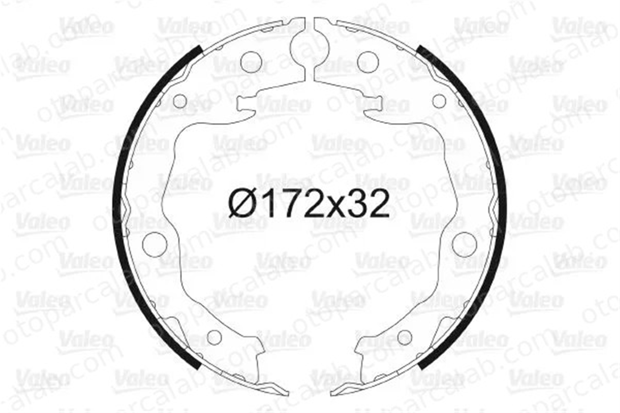 VALEO 564128 Fren Pabuçlu Balata Arka TOYOTA RAV 4 IV RAV 4 III 44060CY025 4654042020