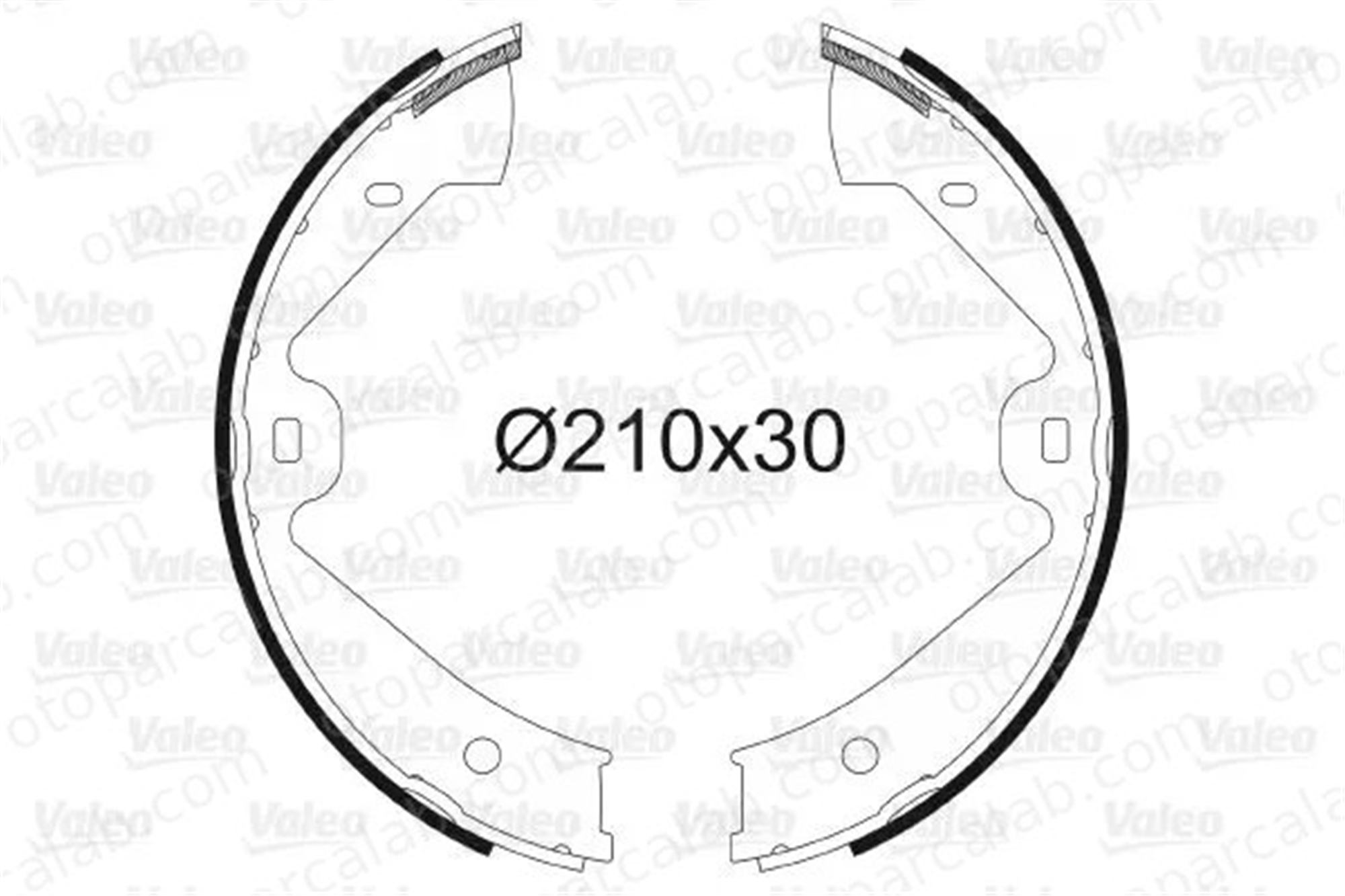 VALEO 564137 Fren Pabuçlu Balata Arka PORSCHE CAYENNE VW TOUAREG 9Y0698533AA 9Y0698533AB