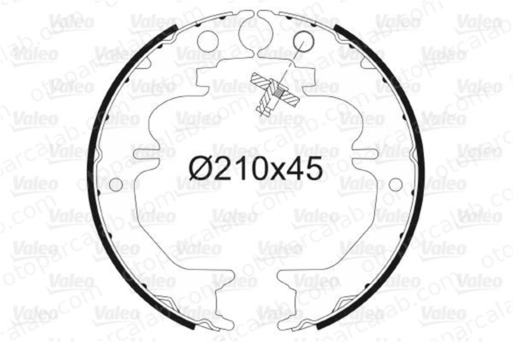 VALEO 564142 El Fren Balatası TOYOTA LAND CRUISER LAND CRUISER 90 TOYOMG004 TOYOMG005