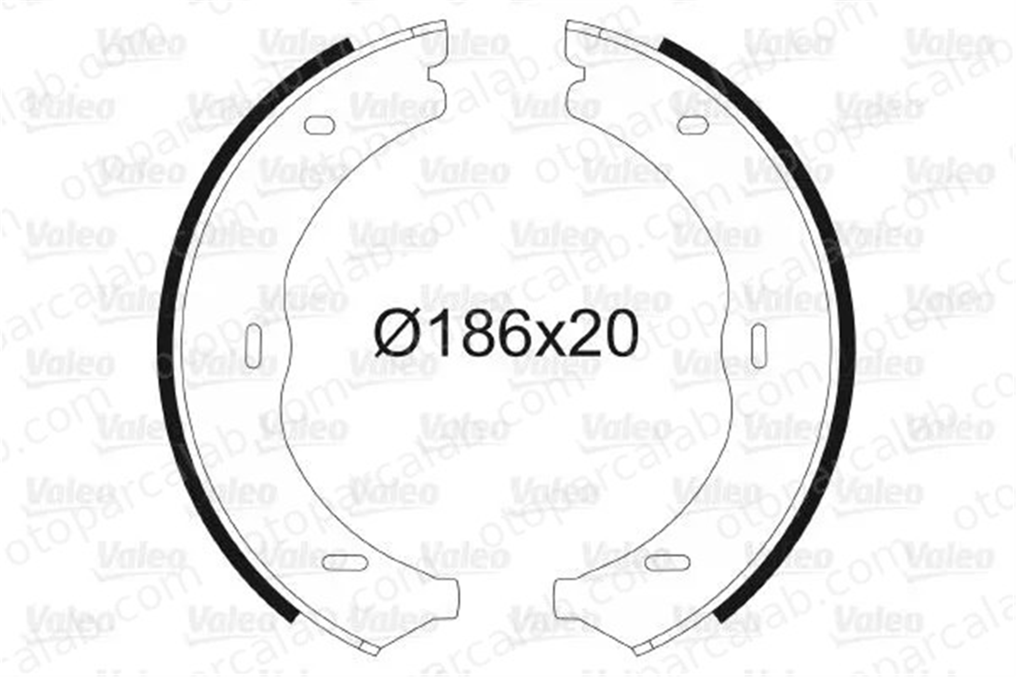 VALEO 564145 El Fren Balatası MERCEDES-BENZ VITO Minibüs/Otobüs VITO / MIXTO Panelvan/Van A6394200220 6394200220