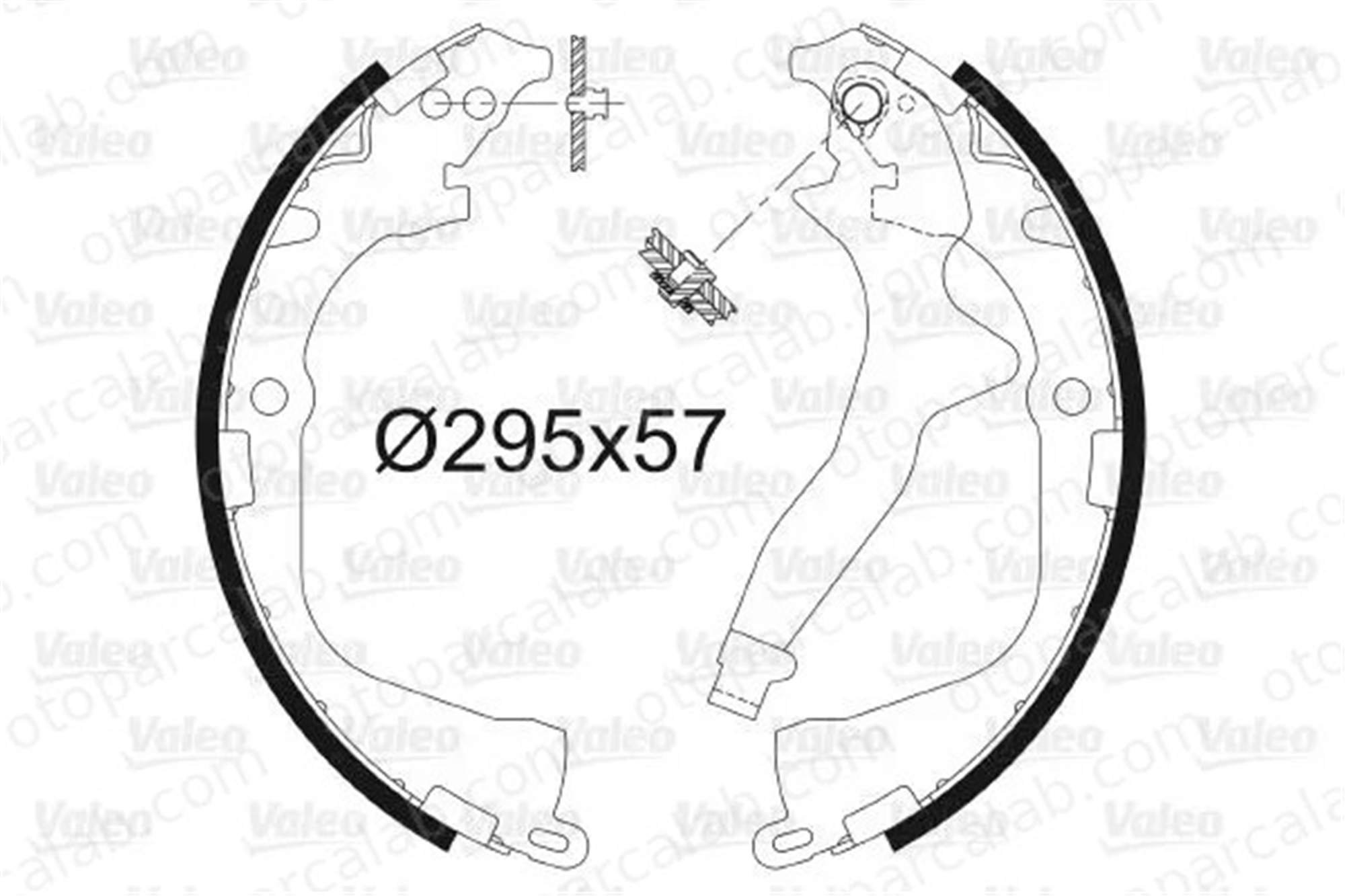 VALEO 564148 Fren Pabuçlu Balata Arka VW AMAROK AMAROK Platform şasi 2H0698525
