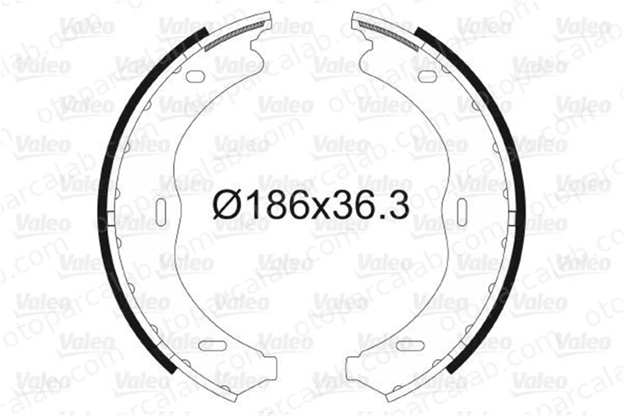 VALEO 564158 El Fren Balatası MERCEDES-BENZ S-SERISI 2214200620 A2214200620