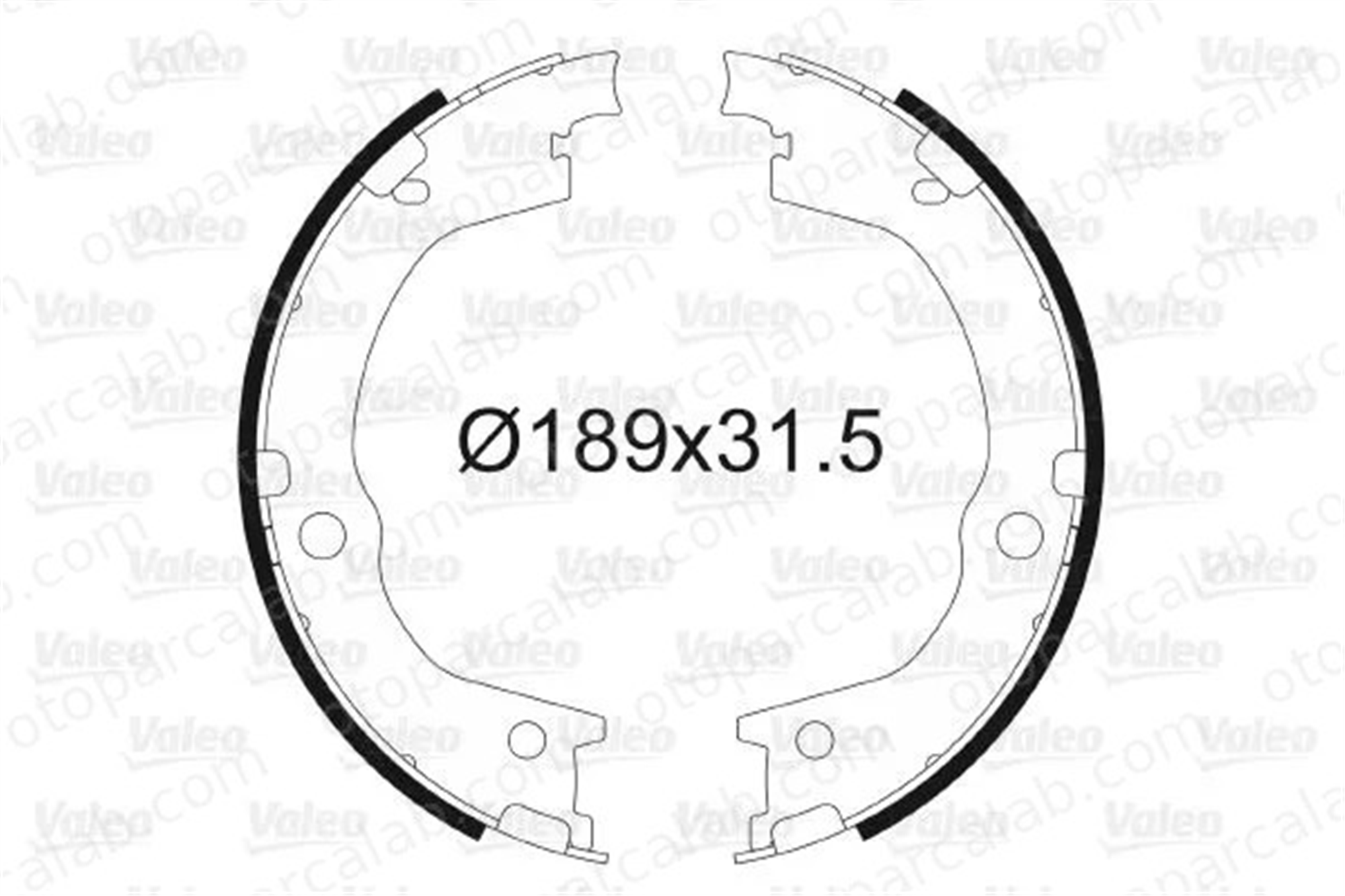 VALEO 564170 Fren Pabuçlu Balata Arka HYUNDAI TRAJET 3AA10 583503AA10