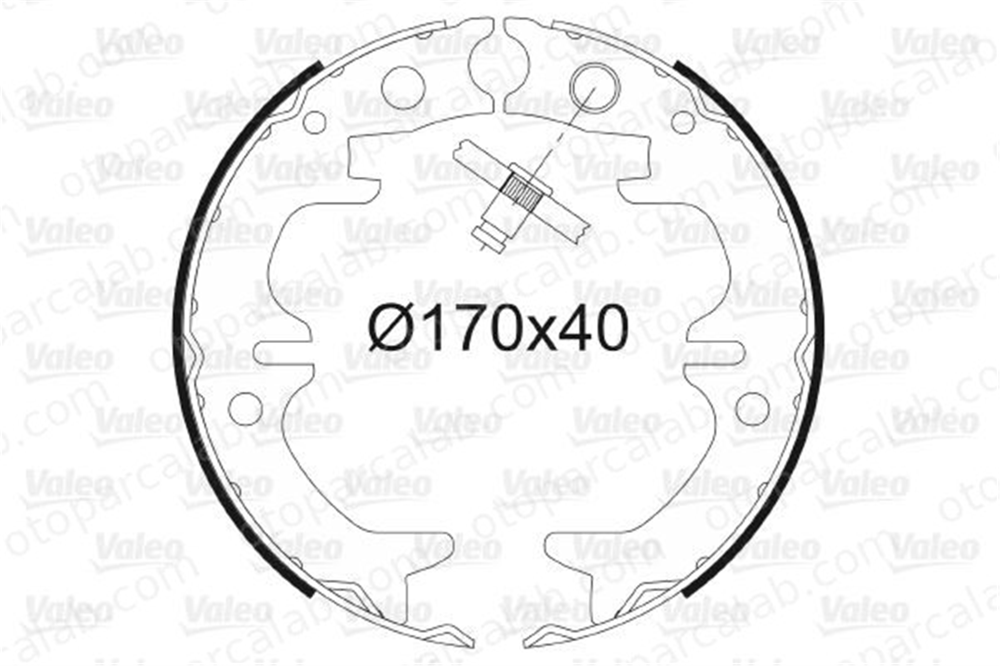VALEO 564179 El Fren Balatası TOYOTA CAMRY CAMRY Station wagon 4654033010 4655033010