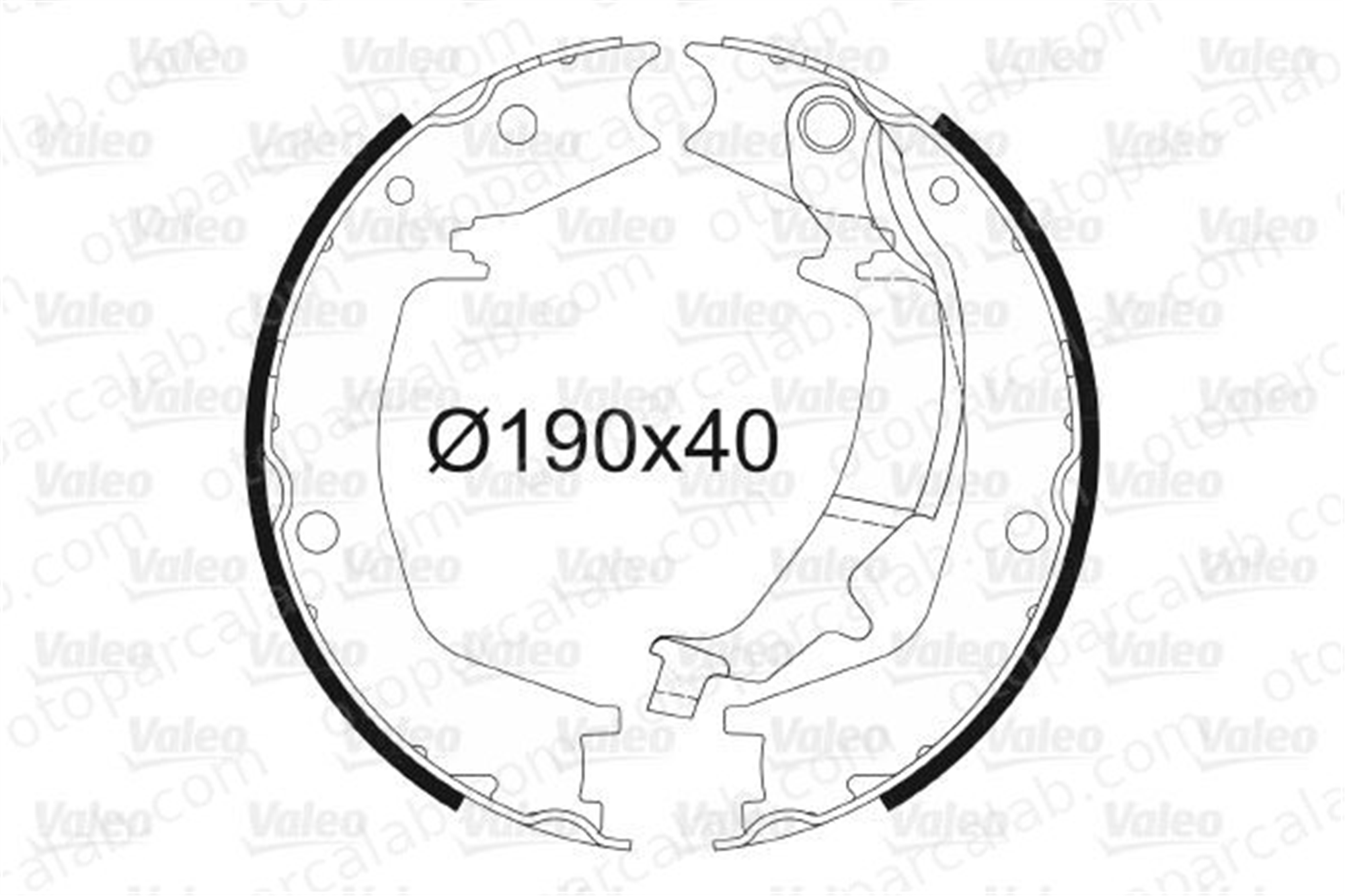 VALEO 564181 Fren Pabuçlu Balata Arka HYUNDAI TUCSON KIA SPORTAGE II 58350 3AA00