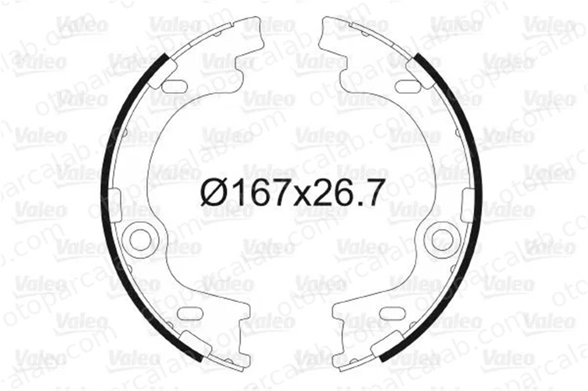 VALEO 564186 El Fren Balatası HYUNDAI ix35 KIA SPORTAGE III 583501HA00 583052SA00