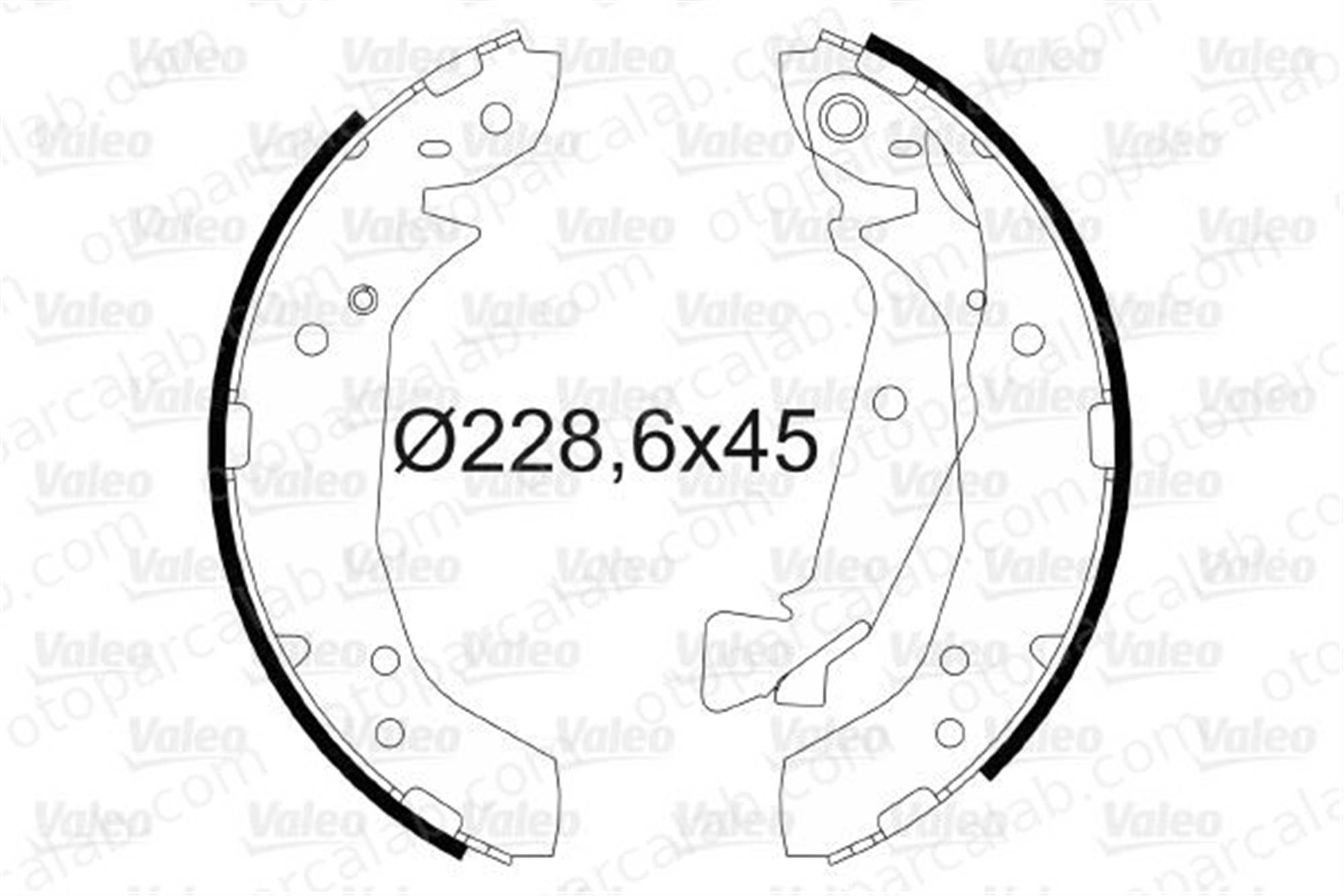 VALEO 564187 Fren Pabuçlu Balata Arka HYUNDAI SONATA IV KIA MAGENTIS I 5830538A00 583053CA00