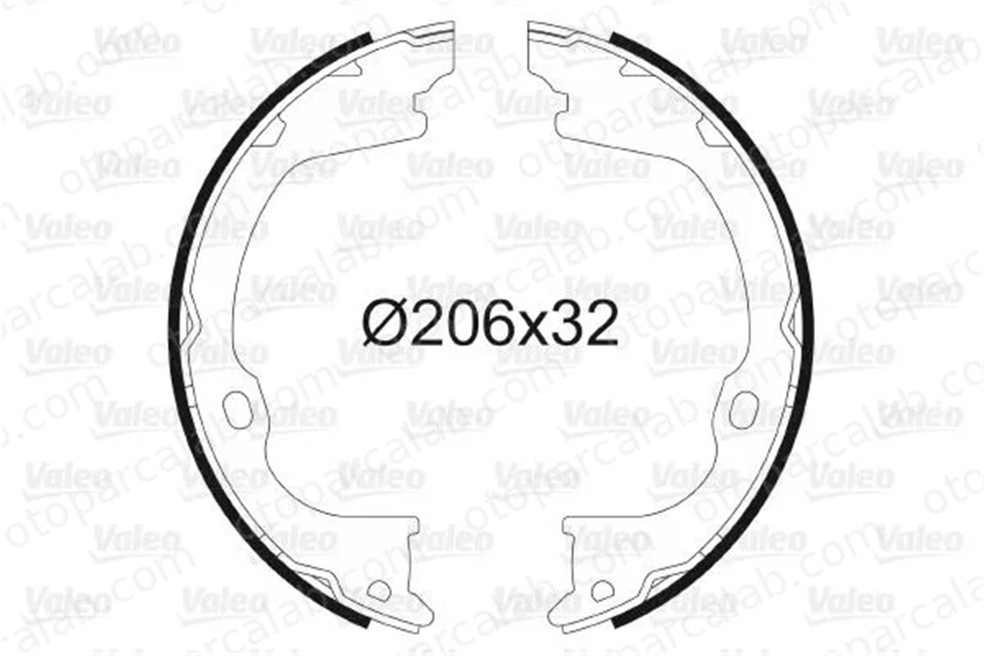 VALEO 564203 Fren Pabuçlu Balata Arka DODGE NITRO JEEP WRANGLER III 68003589AA K68003589AA