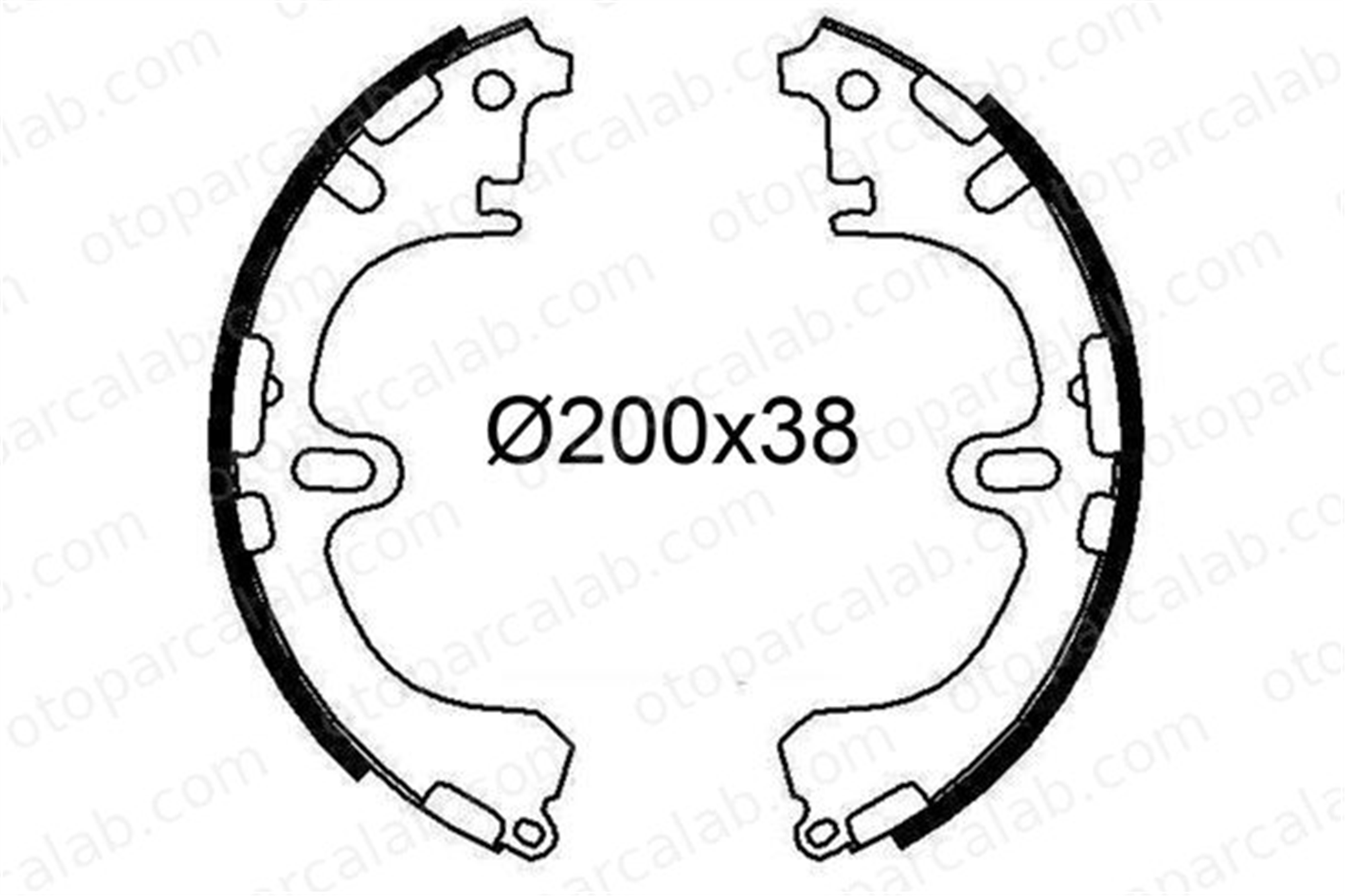 VALEO 564249 Fren Pabuçlu Balata Arka TOYOTA COROLLA COROLLA Station wagon 12071 449512071