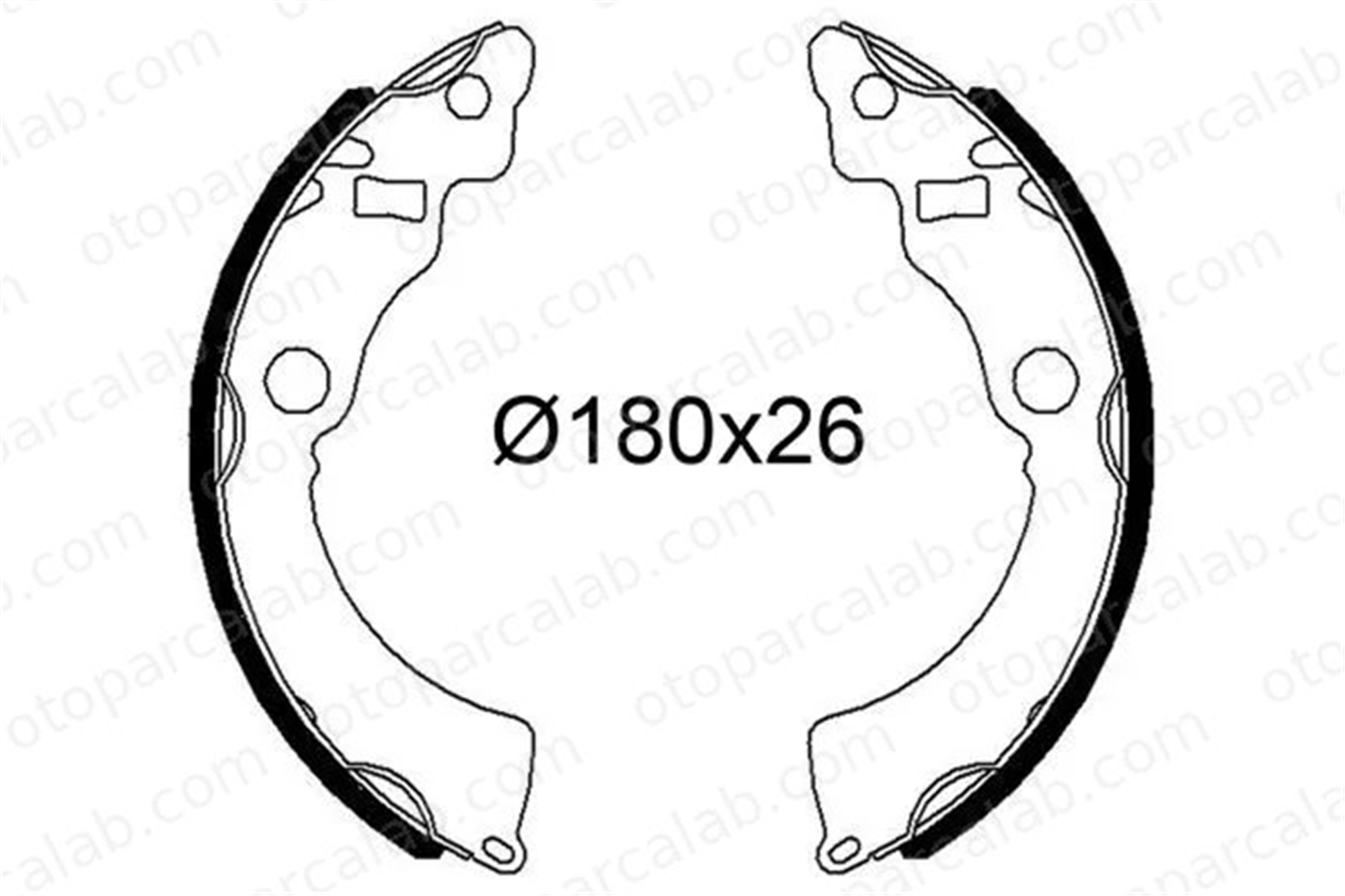 VALEO 564264 Fren Pabuçlu Balata Arka SUZUKI SWIFT II Hatchback SWIFT II Sedan 5320050830