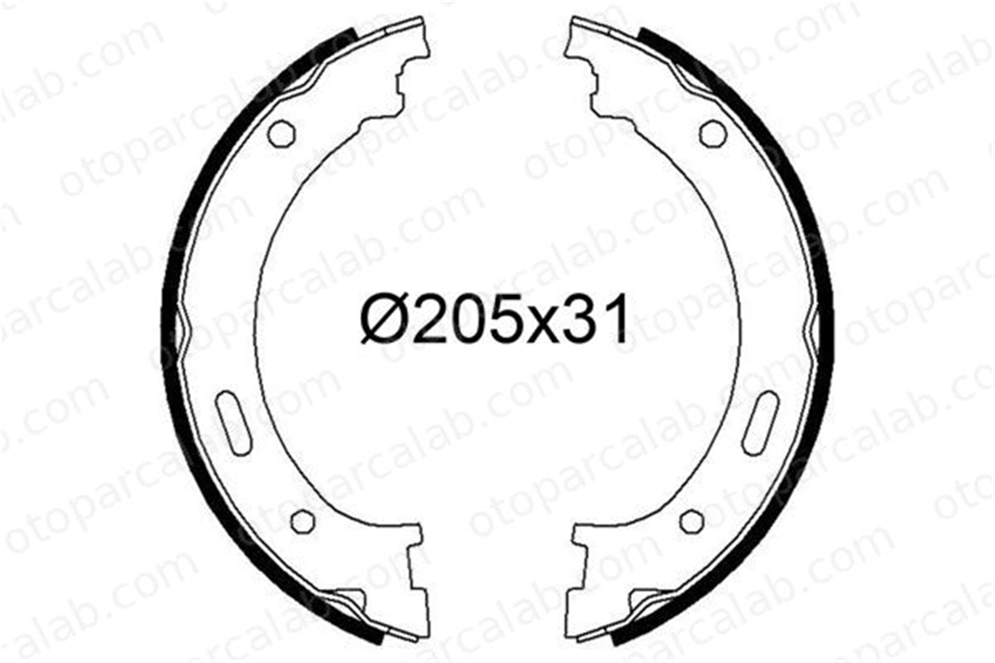 VALEO 564292 Fren Pabuçlu Balata Arka JEEP GRAND CHEROKEE III COMMANDER S8795 5086930AA