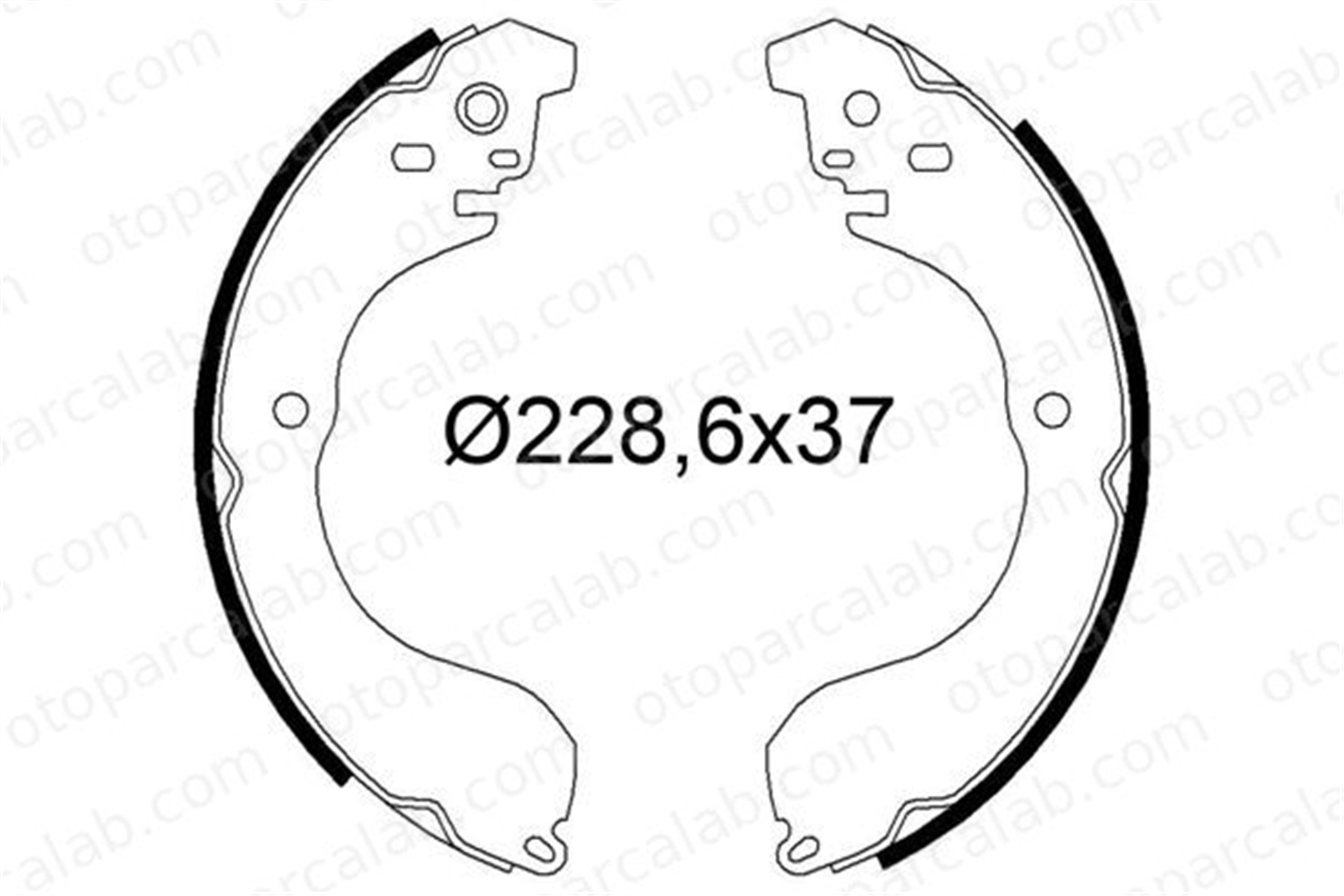 VALEO 564296 Fren Pabuçlu Balata Arka JEEP COMPASS DODGE AVENGER D40601UY6A 5191306AA
