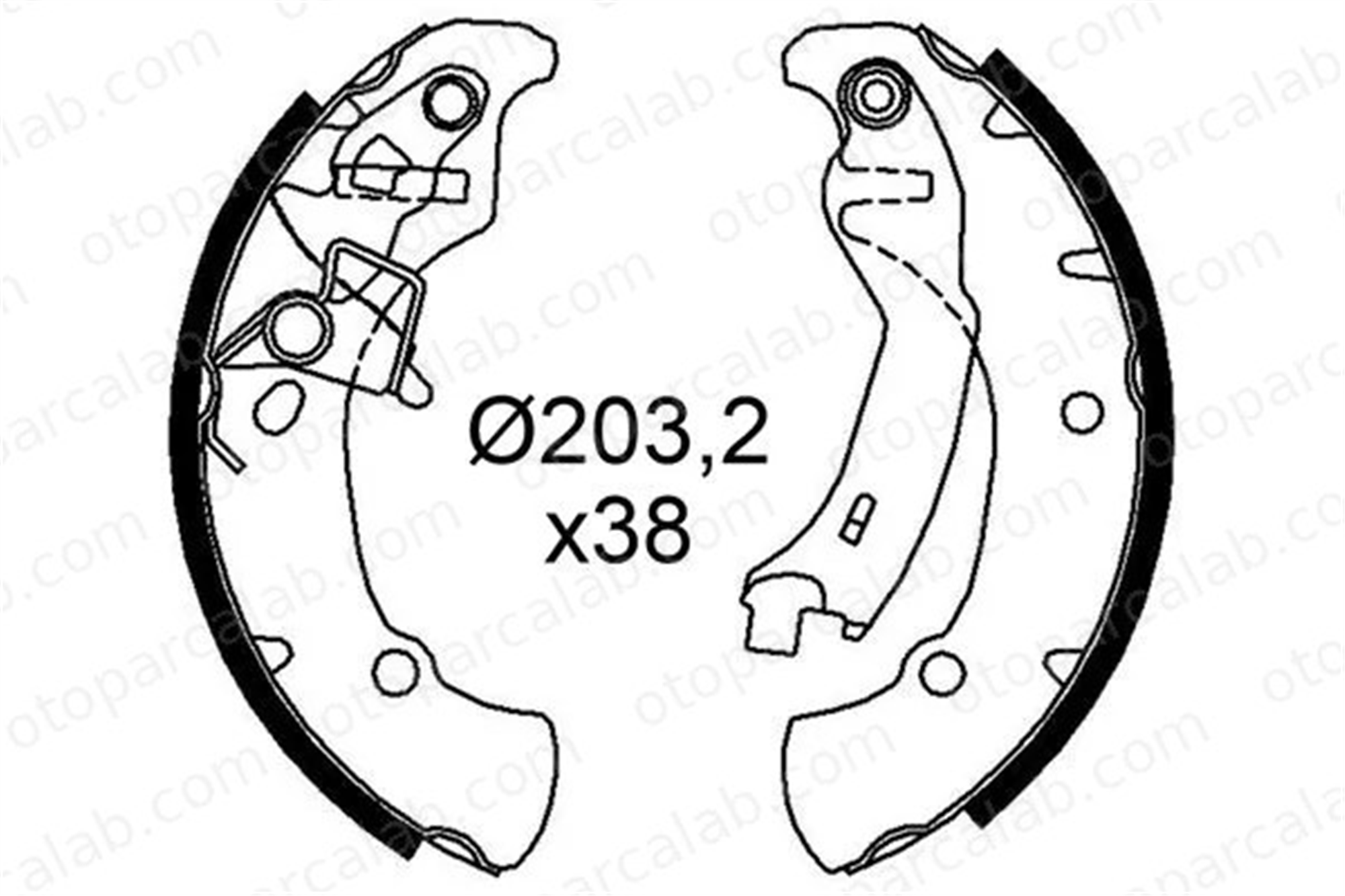VALEO 564301 Fren Pabuçlu Balata Arka PIAGGIO PORTER Platform şasi PORTER Panelvan/Van 449587Z01 04495-87Z01