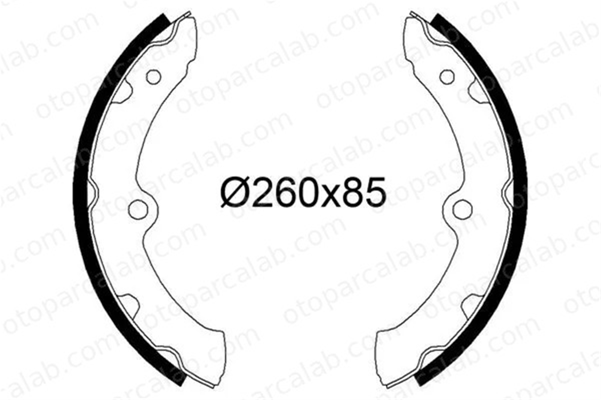 VALEO 564303 Fren Pabuçlu Balata Arka NISSAN CABSTAR TOYOTA DYNA Platform şasi 449525050 0449525050