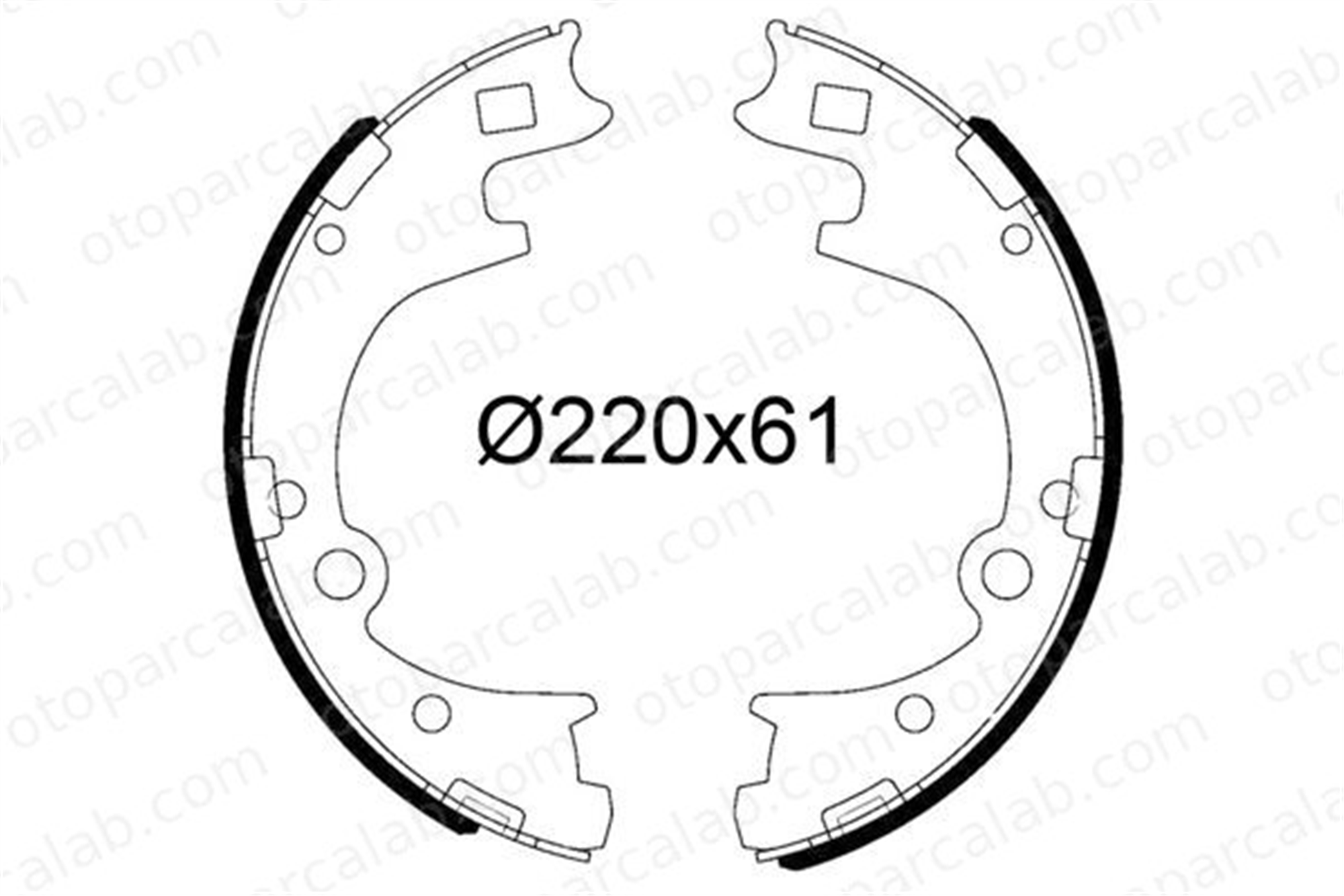 VALEO 564305 Fren Pabuçlu Balata Arka HYUNDAI H-1 / STAREX Minibüs/Otobüs H100 Minibüs/Otobüs 5830547A00