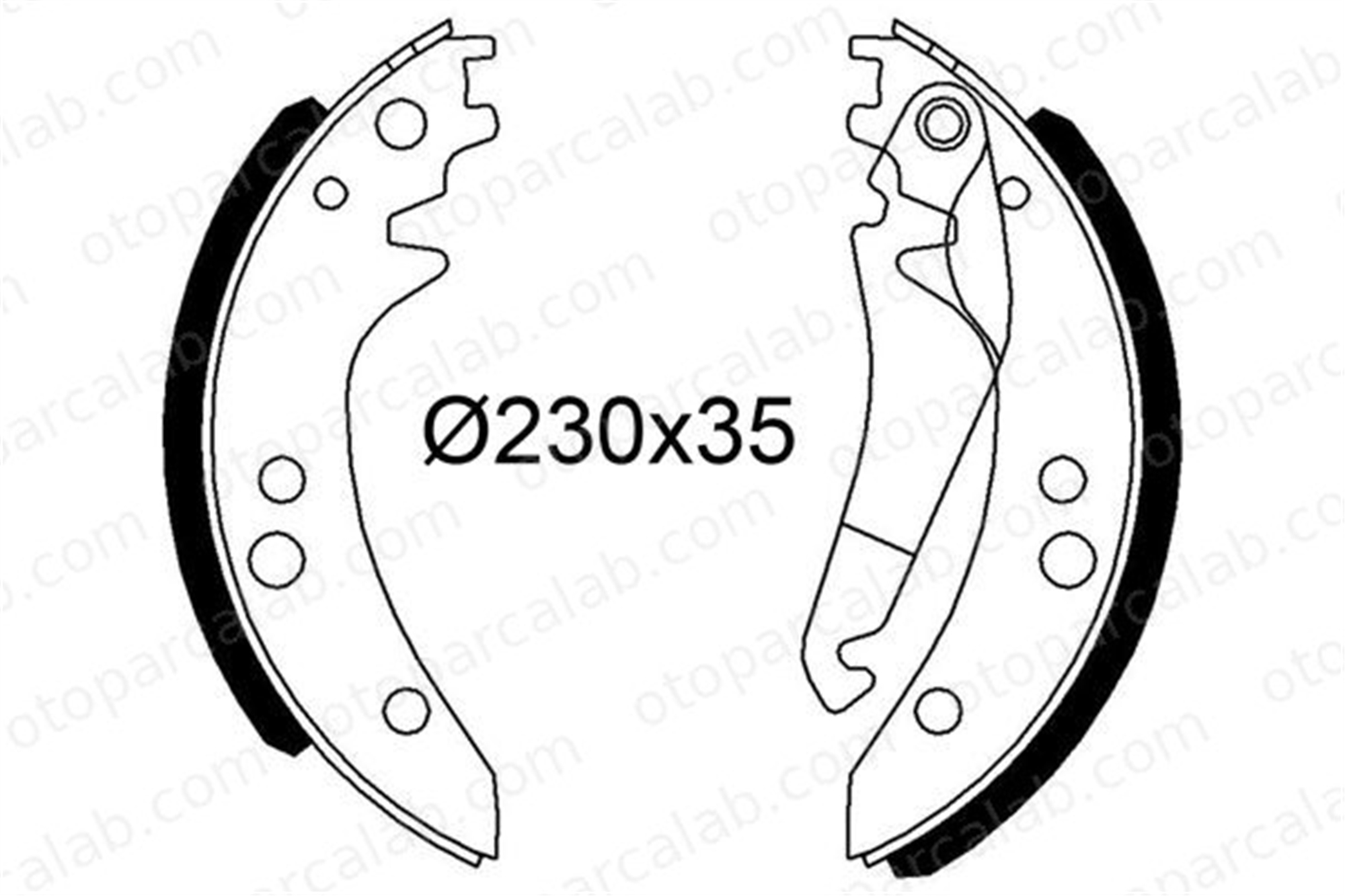 VALEO 564311 Fren Pabuçlu Balata Arka MERCEDES-BENZ T1 Platform şasi T1 Minibüs/Otobüs 6014300622 4207920