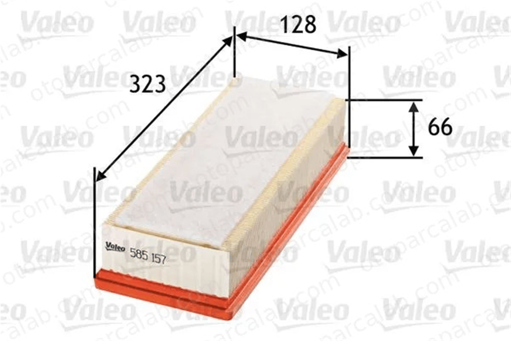VALEO 585157 Hava Filtresi AUDI A4 B8 Avant A4 B8 8K0133843E 8K0133843M