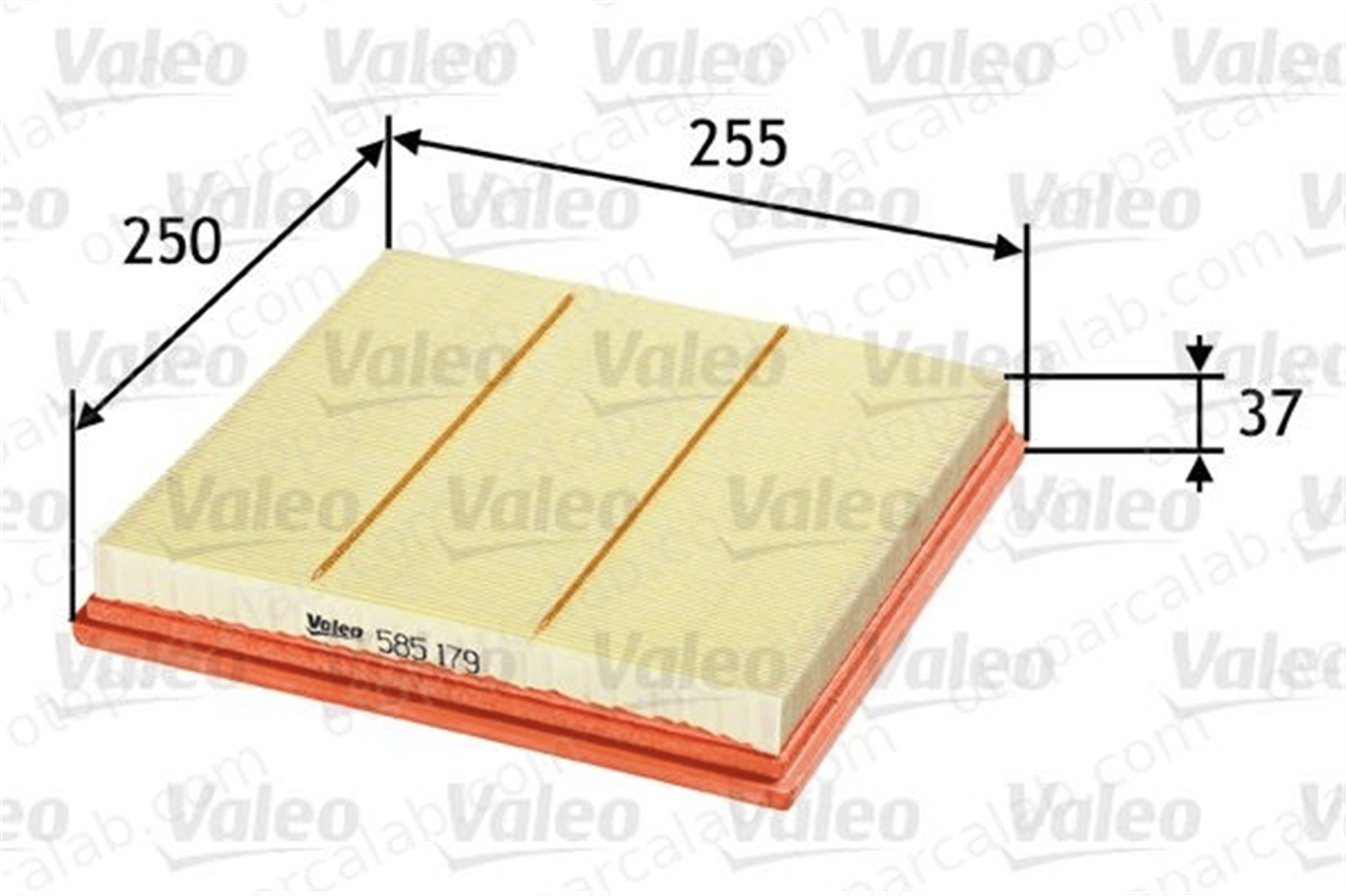 VALEO 585179 Hava Filtresi CHEVROLET CRUZE CRUZE Hatchback 13272717 835056