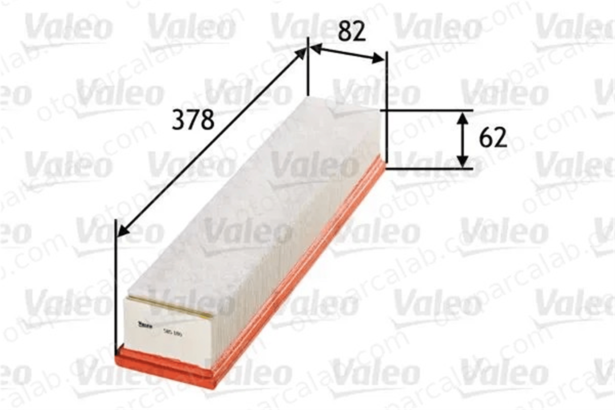 VALEO 585180 Hava Filtresi RENAULT CLIO II NISSAN KUBISTAR Panelvan/Van 8200989933 8200298074
