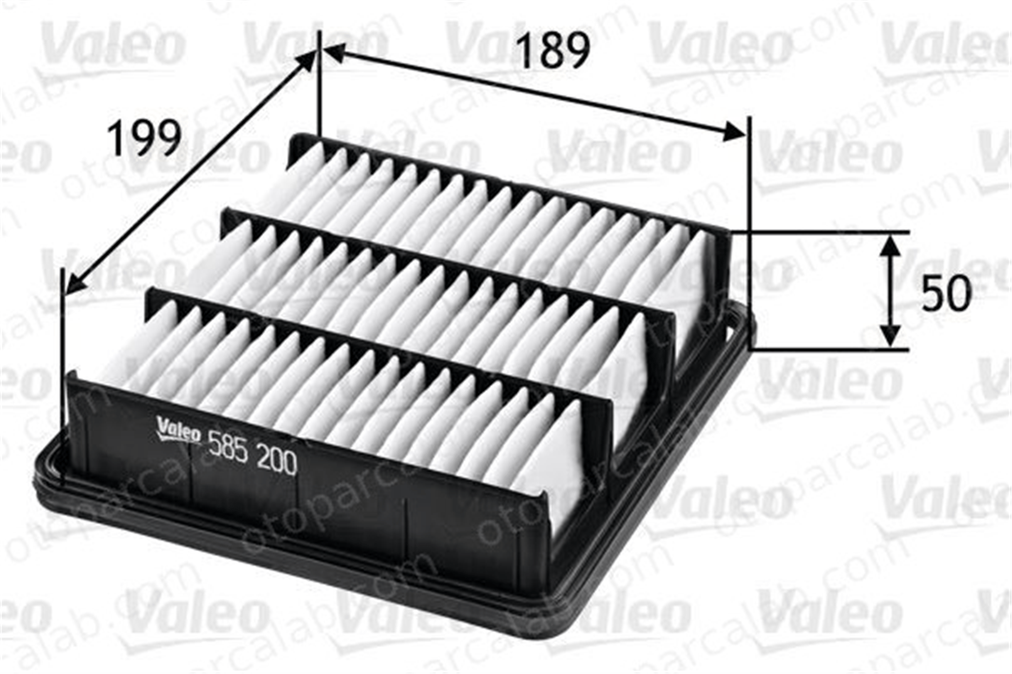 VALEO 585200 Hava Filtresi HYUNDAI i30 KIA CEE'D SW 281132H000 S281132H000