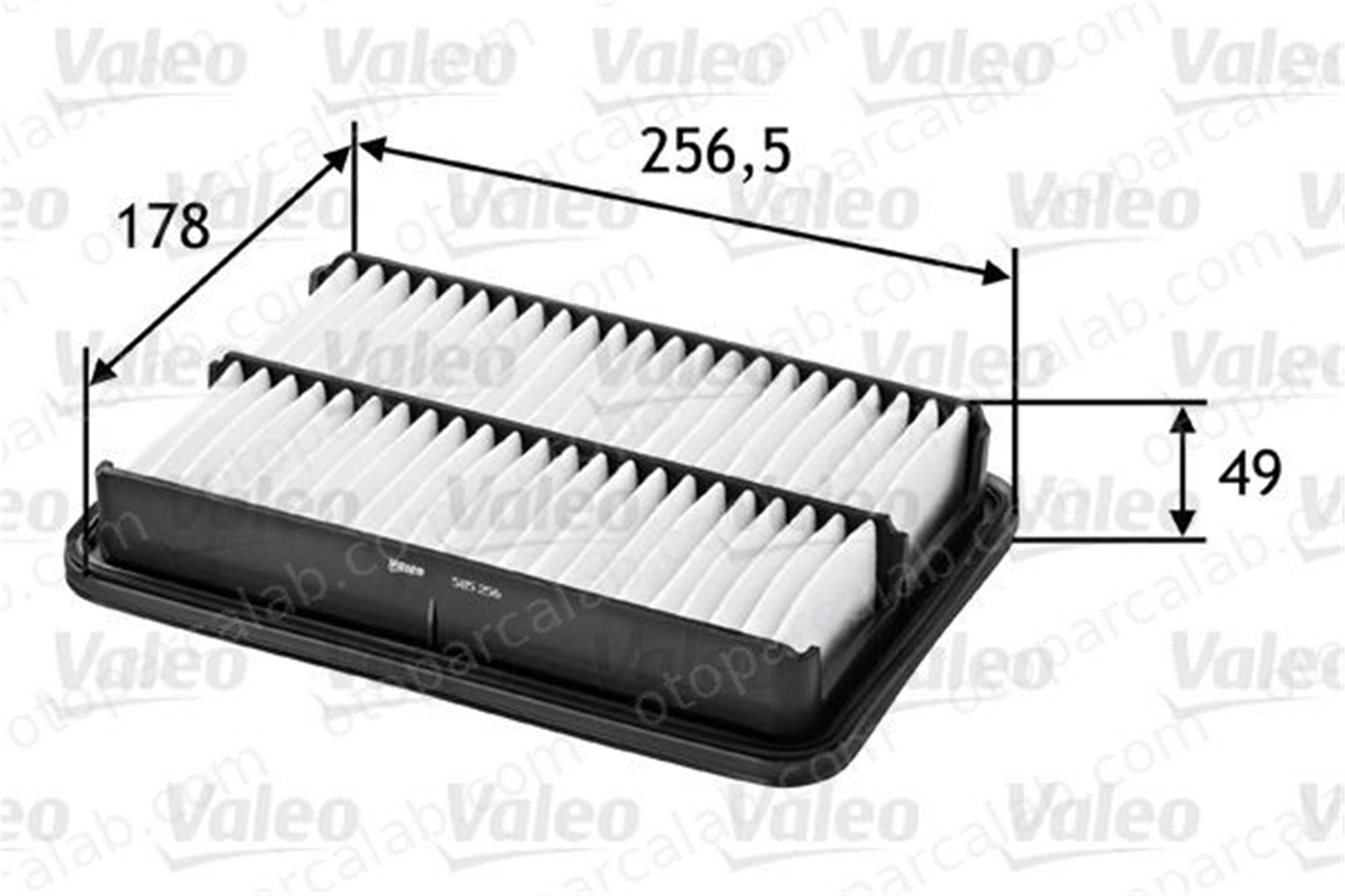 VALEO 585256 Hava Filtresi HYUNDAI SANTA FÉ I 2811326000