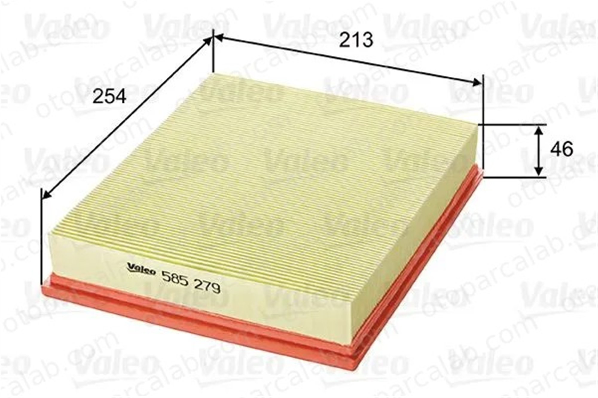 VALEO 585279 Hava Filtresi FORD SCORPIO I SIERRA II Turnier 834288 PC516