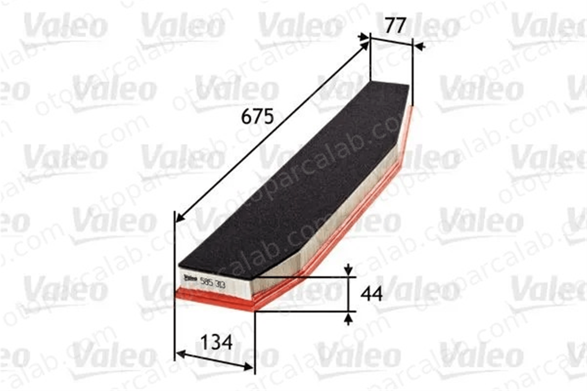 VALEO 585313 Hava Filtresi BMW X3 13713428558 3428558