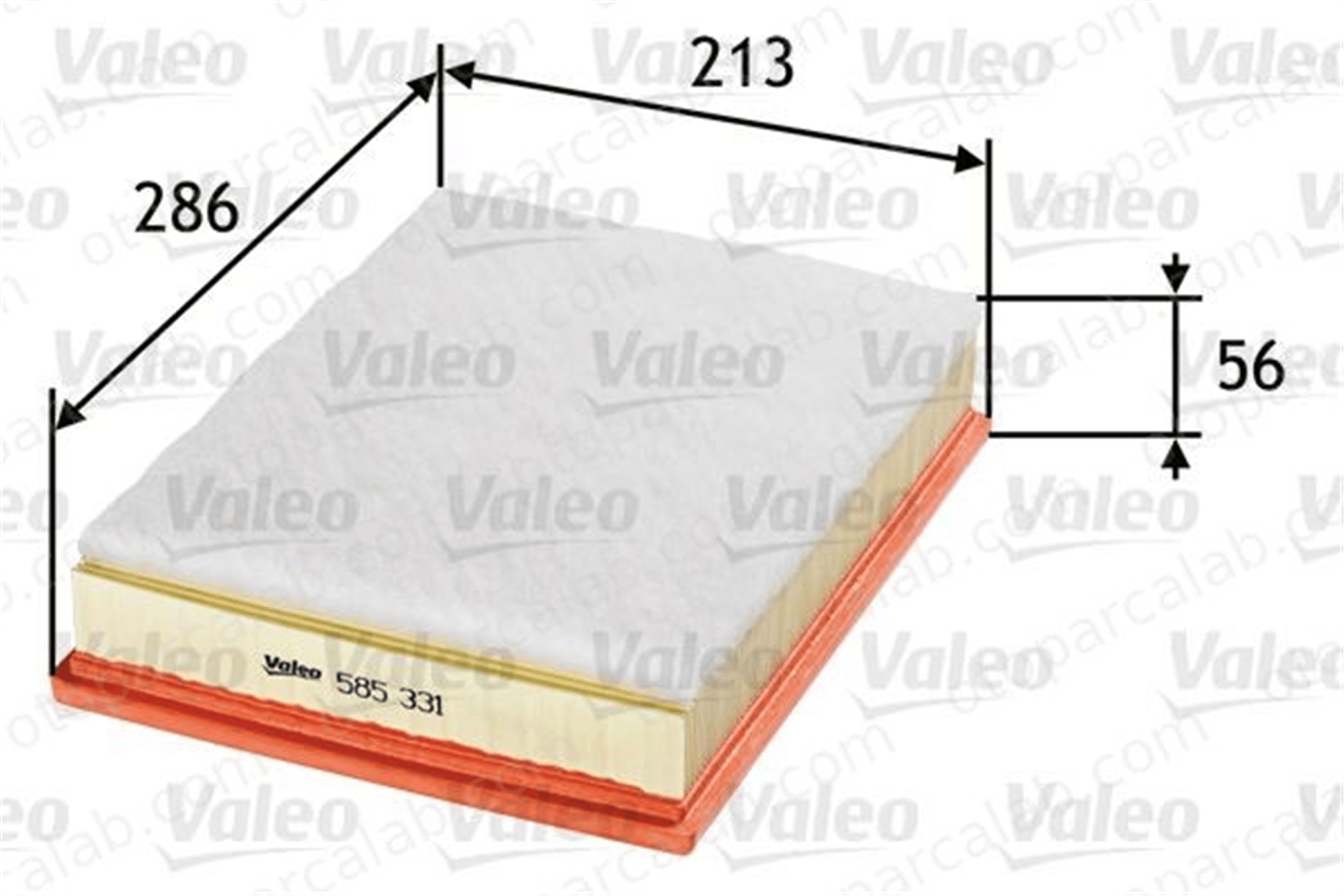 VALEO 585331 Hava Filtresi VOLVO 740 740 Kombi 91610337 UE70123