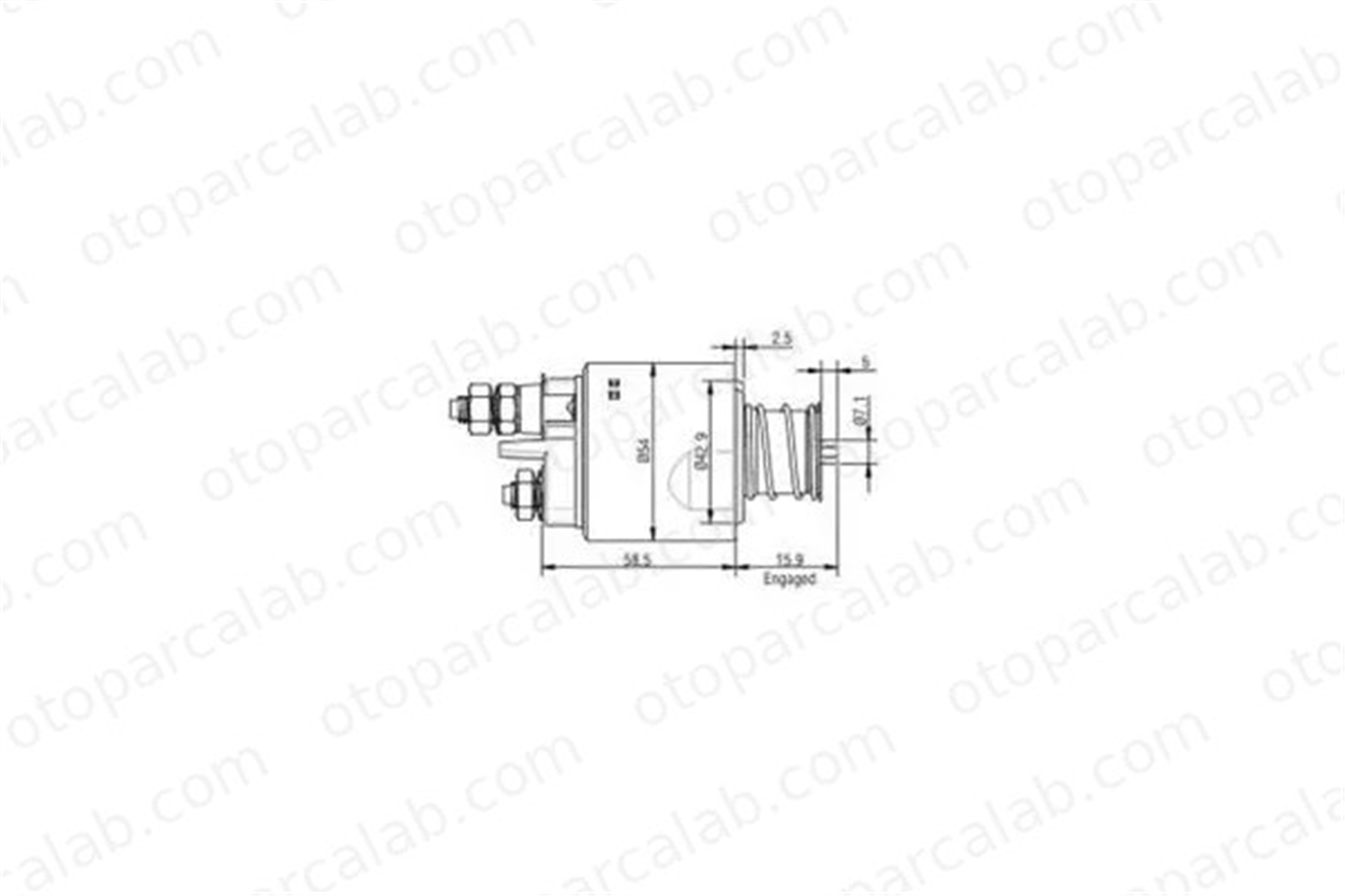 VALEO 594646 Marş Otomatiği LANCIA YPSILON FIAT PANDA 77362732