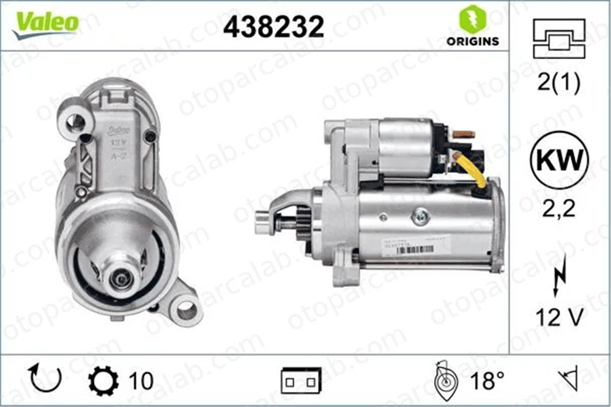 VALEO 595609 Marş Dinamosu AUDI A7 Sportback A6 C7 59911022 059911022