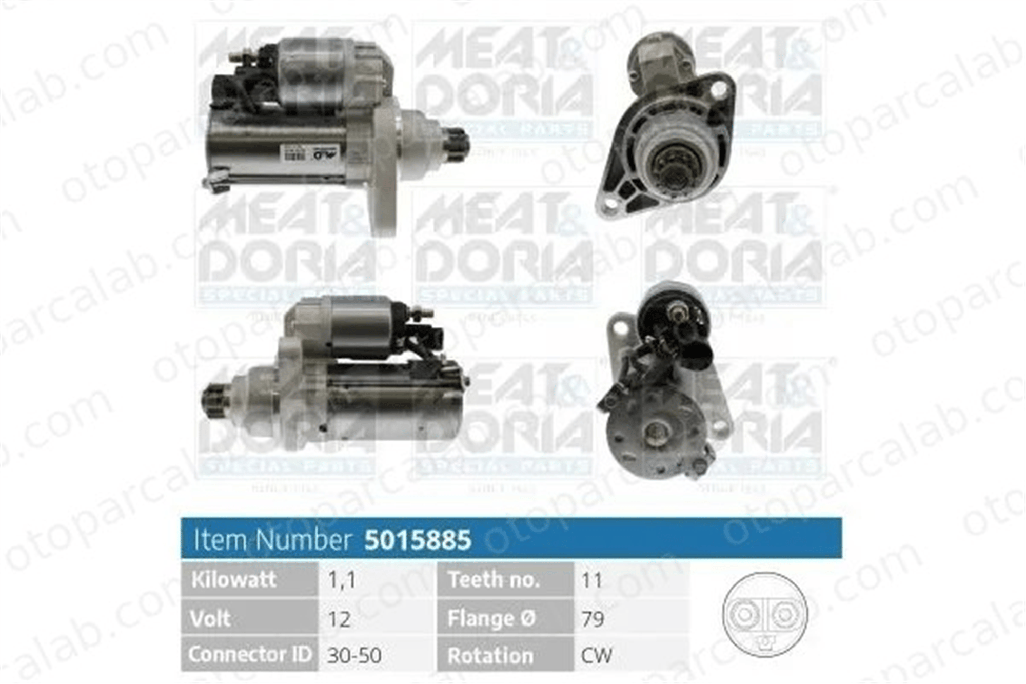 VALEO 595613 Marş Dinamosu VW GOLF VII GOLF VII Variant AM911023T 0AM911023T