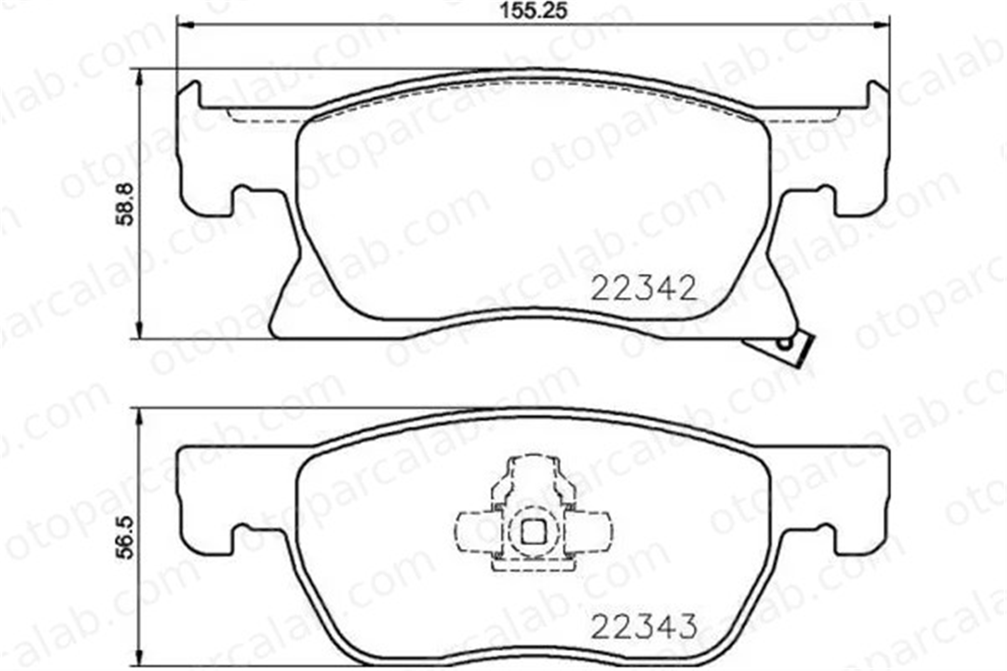 VALEO 670502 Fren Disk Balata Ön OPEL ASTRA K ASTRA K Sports Tourer 39103797 13478300