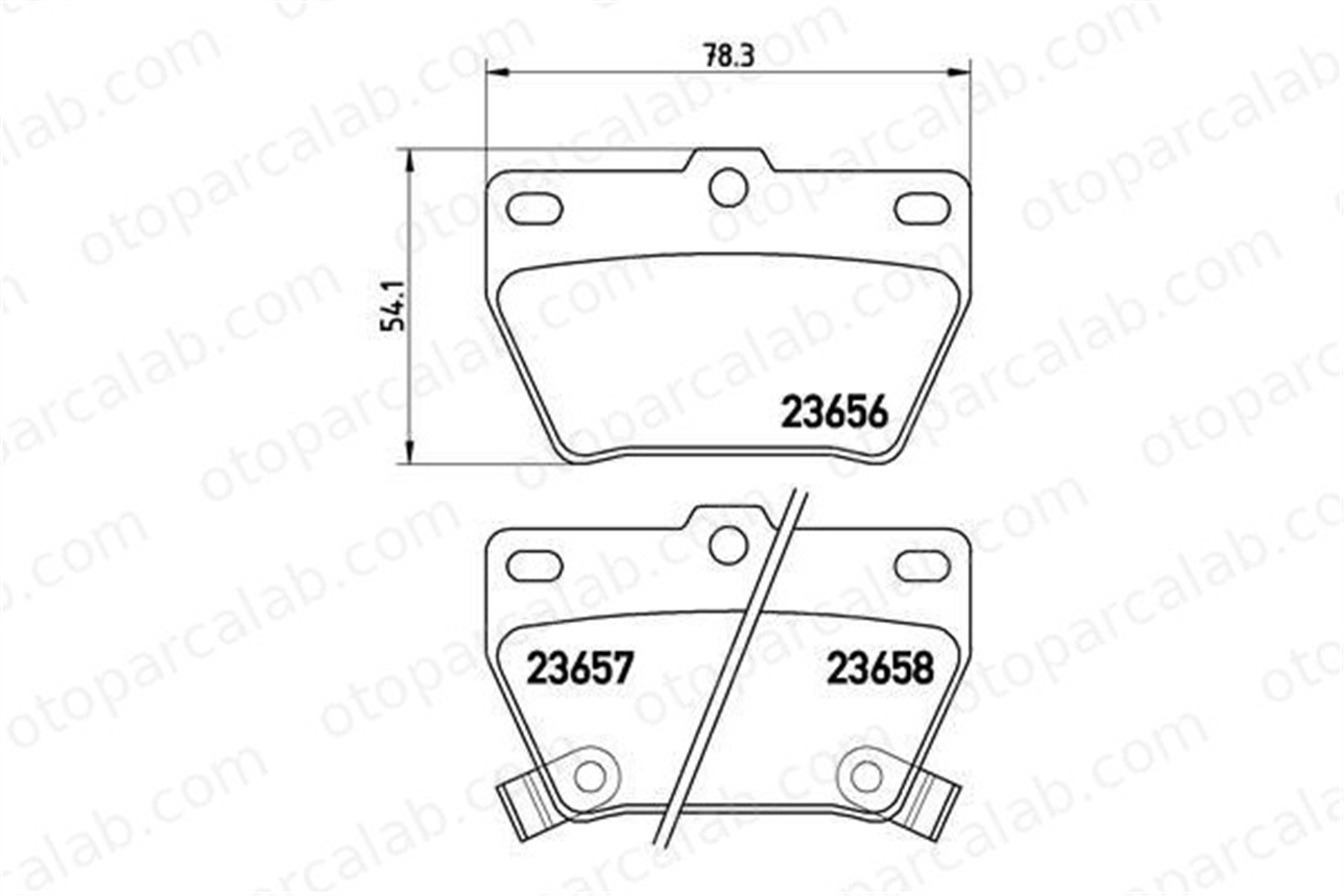 VALEO 670673 Fren Disk Balata Arka TOYOTA RAV 4 II 446642010 04466-42010