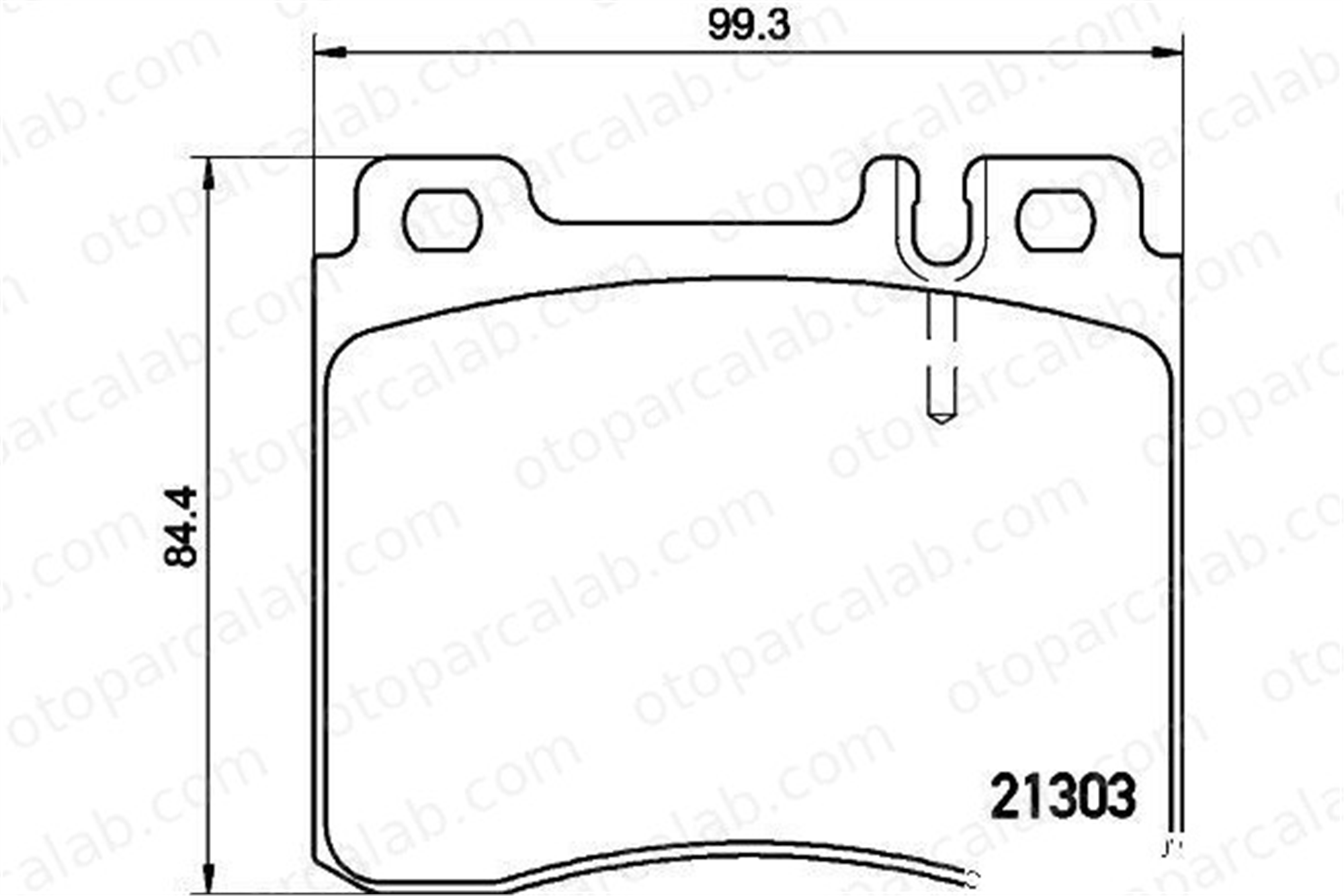 VALEO 670688 Fren Disk Balata Ön MERCEDES-BENZ S-SERISI S-SERISI Coupe A0024200420 24201820