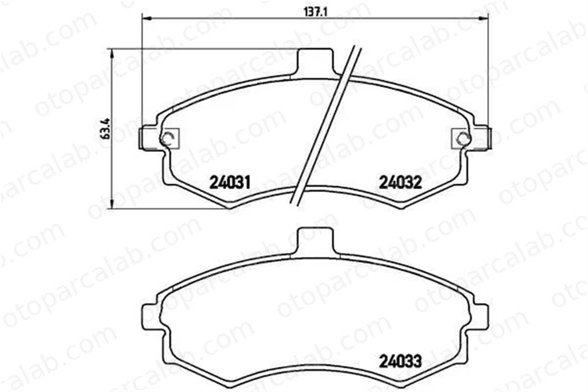 VALEO 670781 Fren Disk Balata Ön HYUNDAI ELANTRA III Sedan ELANTRA III 5810117A10 581012DA40