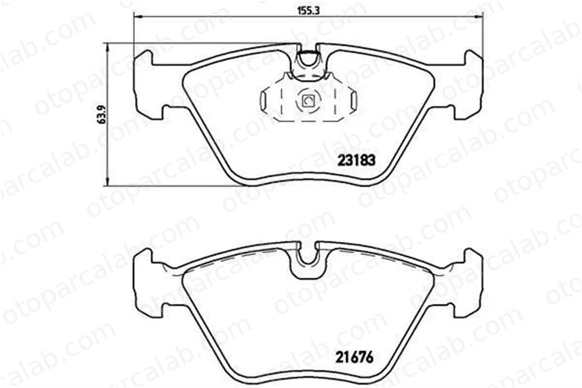 VALEO 670811 Fren Disk Balata Ön BMW X3 3 34116779652 2157573