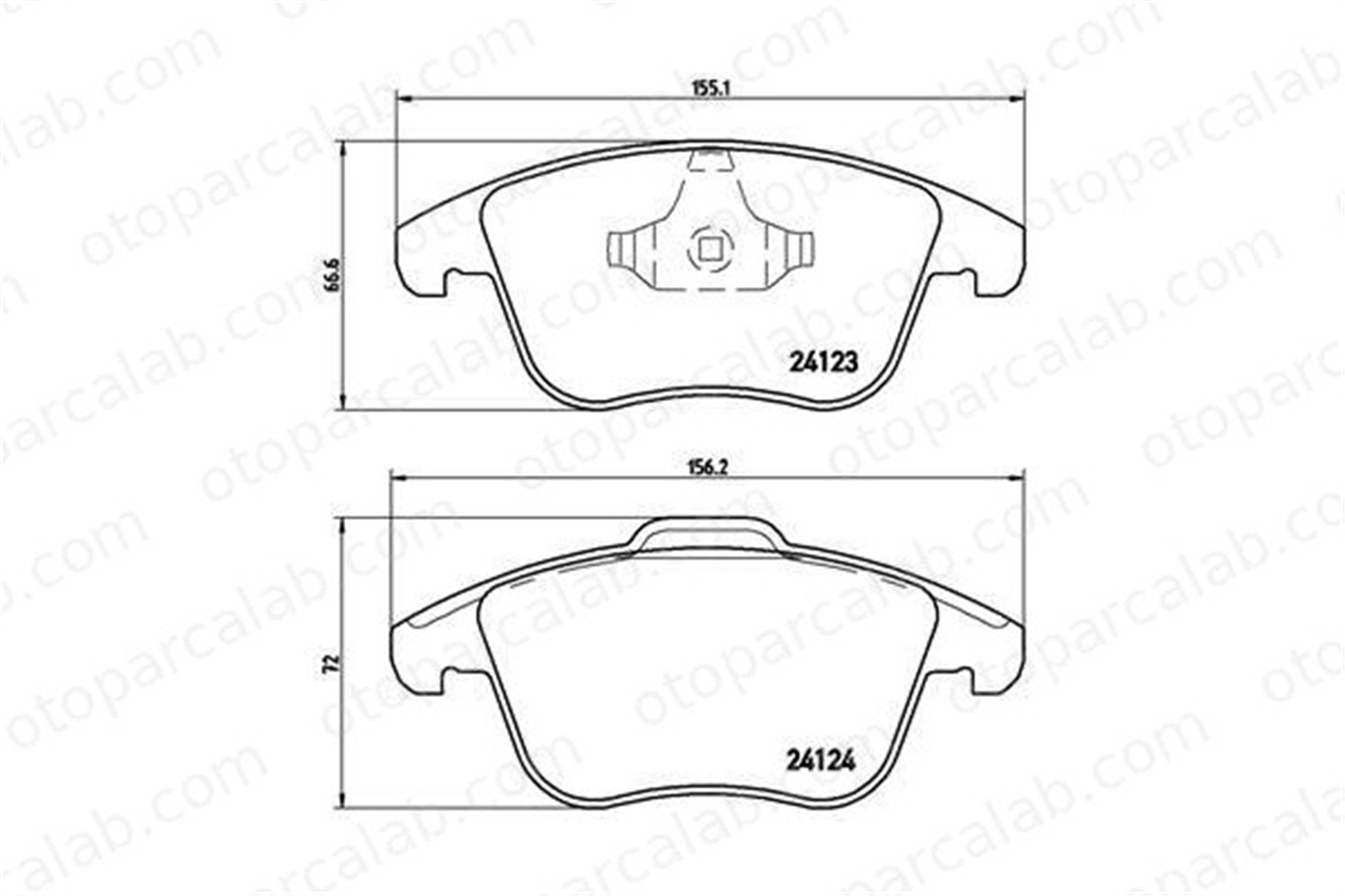 VALEO 670879 Fren Disk Balata Ön VOLVO V70 III V60 I ME6G9J2K021AB 1379971