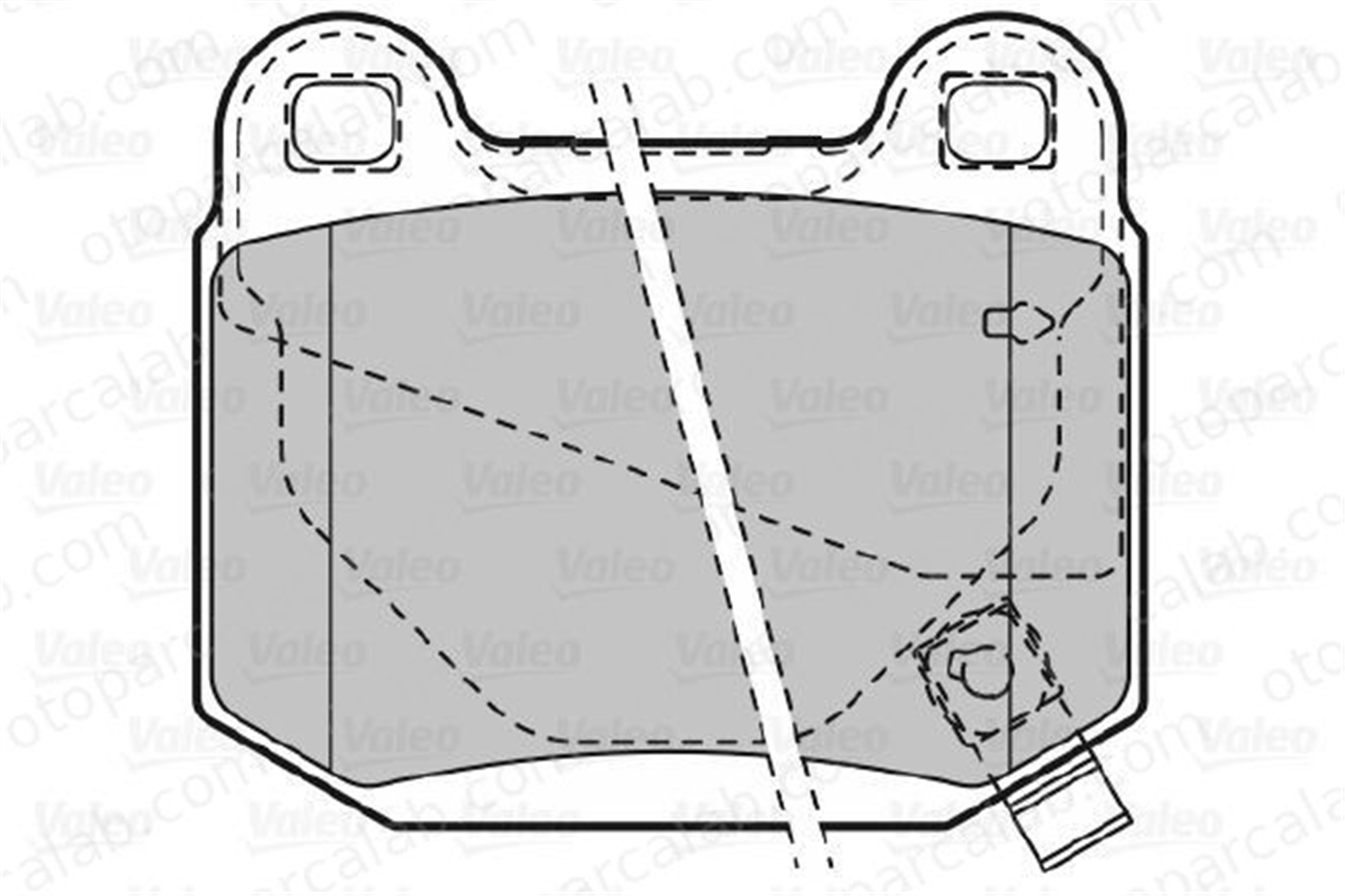 VALEO 670914 Fren Disk Balata Arka MITSUBISHI LANCER VII NISSAN 350Z Coupe 26696FE000 370230042