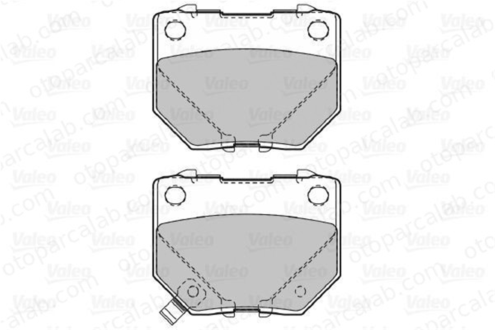 VALEO 670916 Fren Disk Balata Arka SUBARU IMPREZA Sedan IMPREZA Station wagon 26696FA000 4406004U86