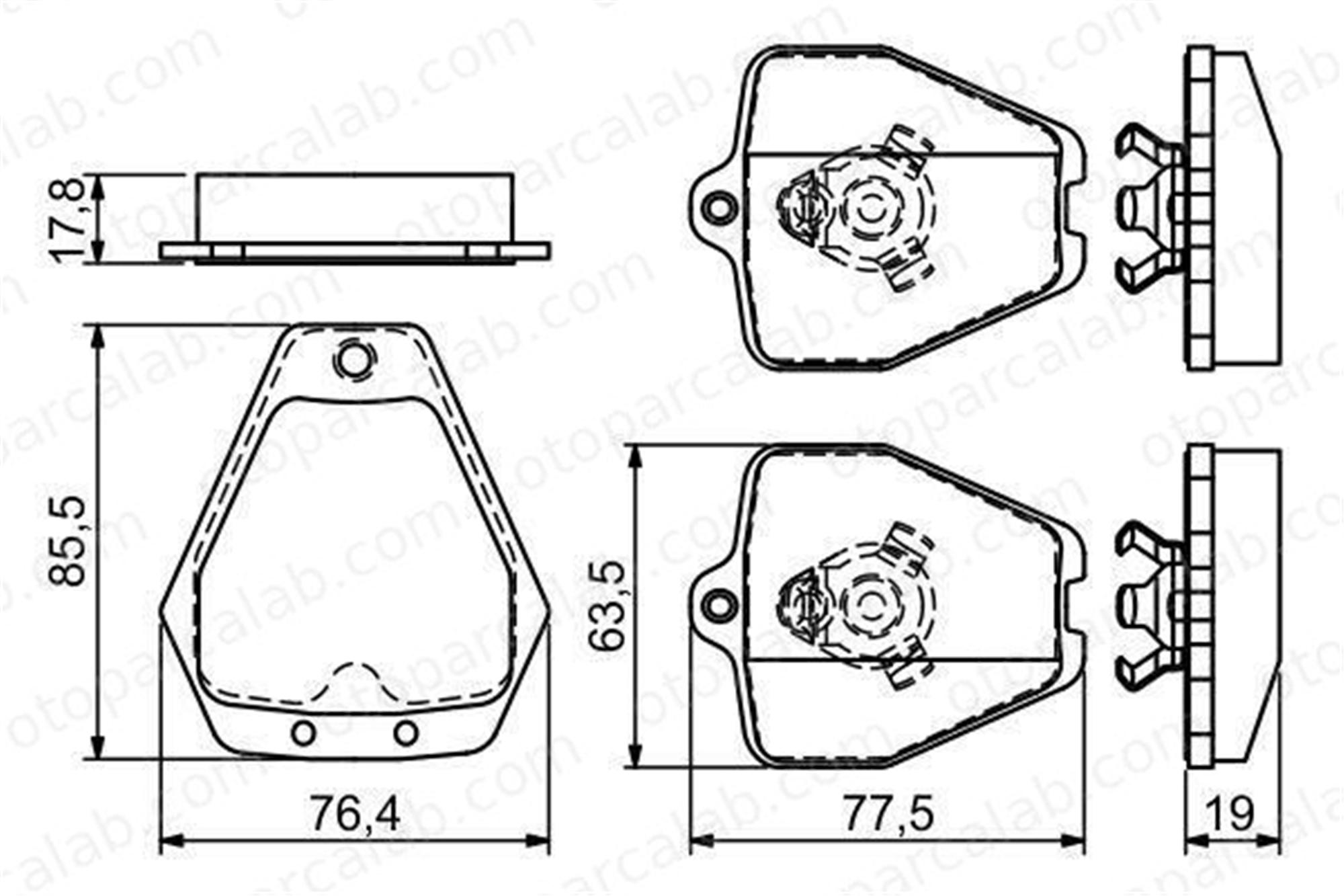VALEO 670944 Fren Disk Balata Ön AUDI A4 B5 A4 B5 Avant 8D0698151B 8D0698151K