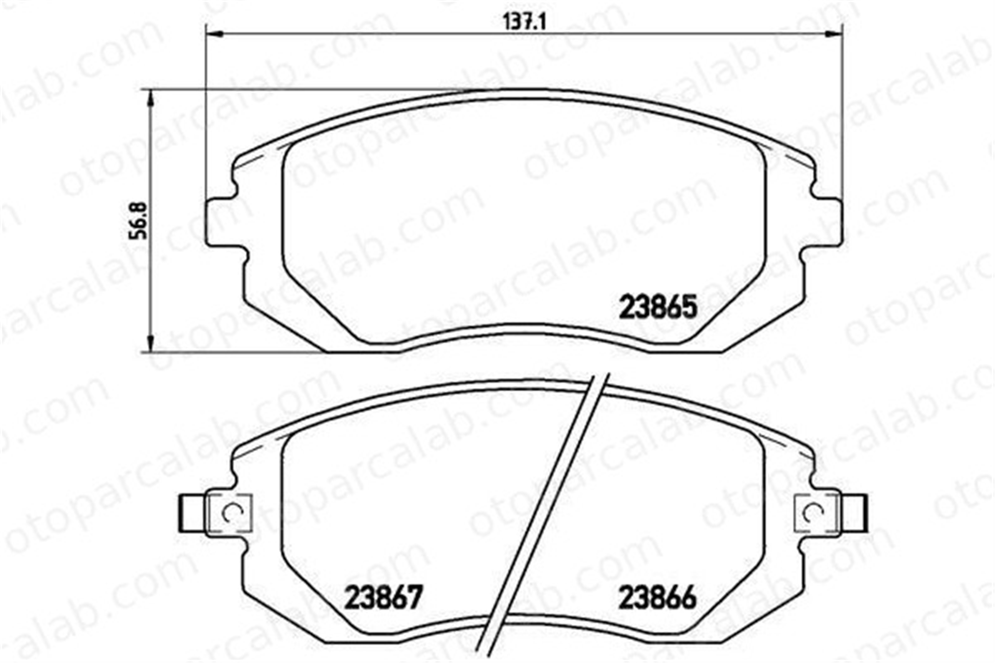 VALEO 670948 Fren Disk Balata Ön SUBARU LEGACY IV LEGACY IV Station wagon 26296AG040