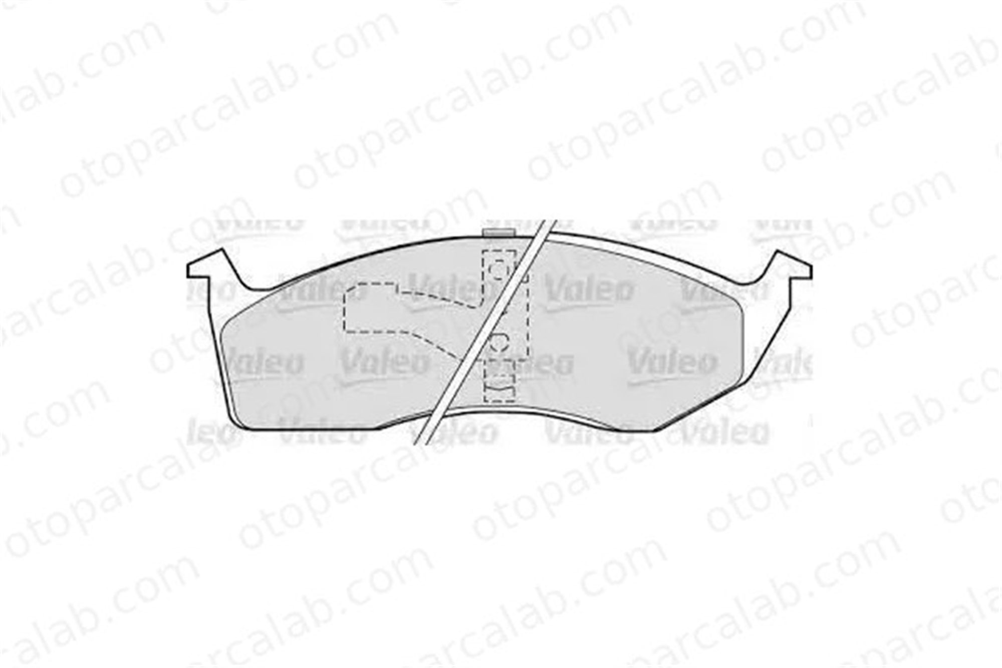 VALEO 670949 Fren Disk Balata Ön CHRYSLER NEON NEON II 4762682 4728124