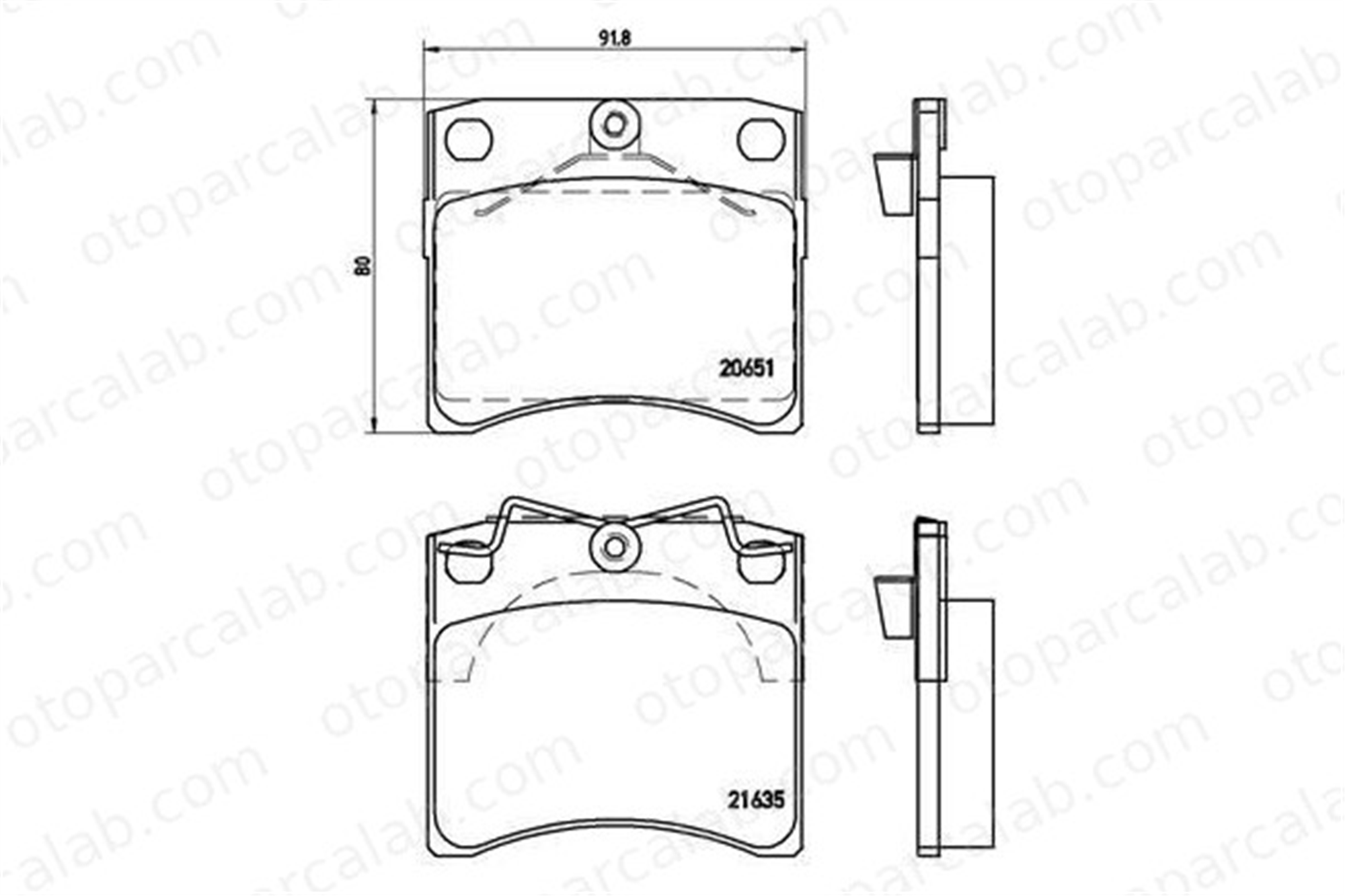 VALEO 671048 Fren Disk Balata Ön VW TRANSPORTER T4 Minibüs/Otobüs TRANSPORTER T4 Panelvan/Van 701698151A 701698151B