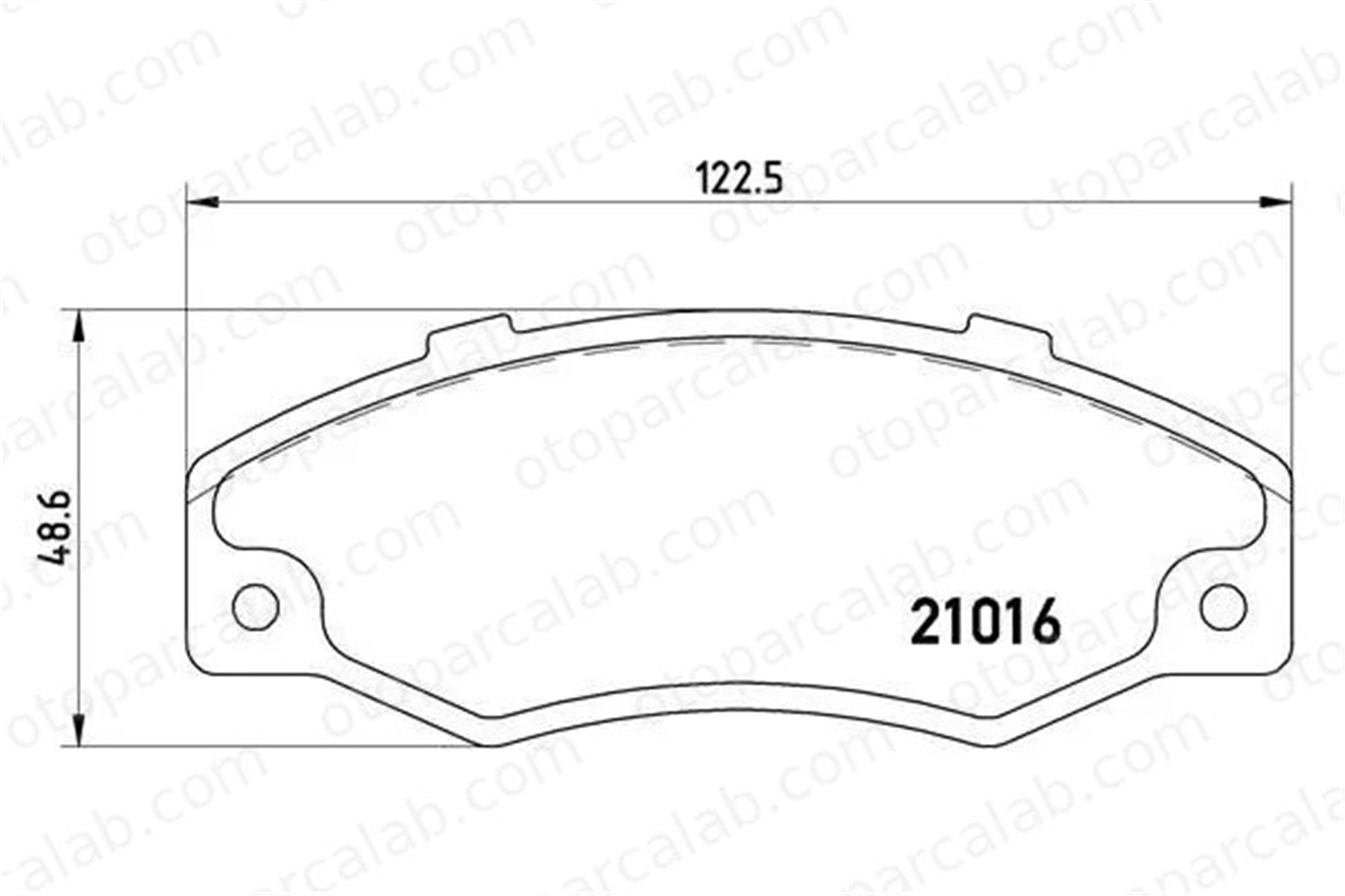 VALEO 671082 Fren Disk Balata Ön RENAULT 21 Sedan 21 Station wagon 7701202481 7701202785