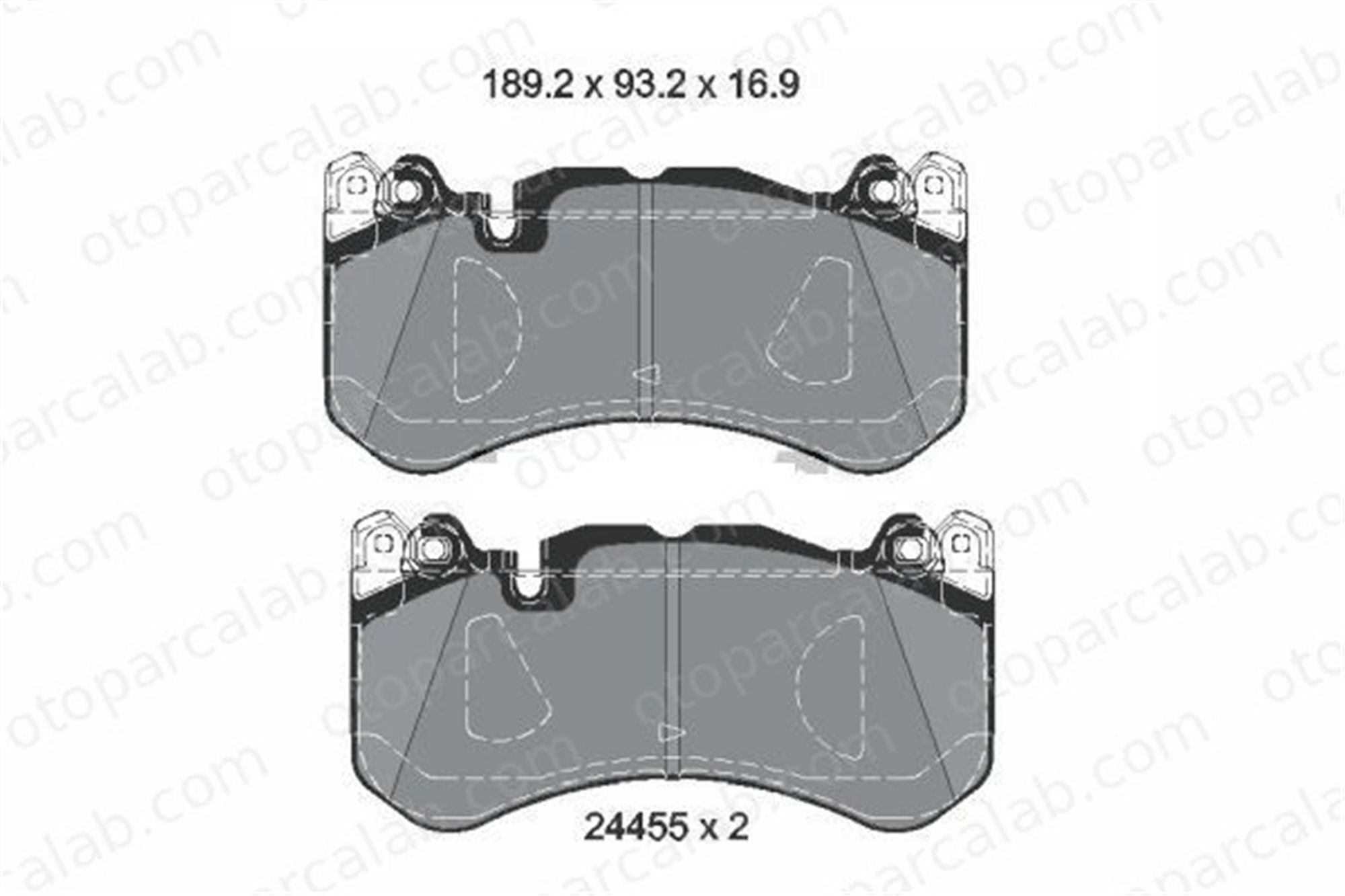 VALEO 671084 Fren Disk Balata Ön MERCEDES-BENZ AMG GT E-SERISI 4203102 4202804