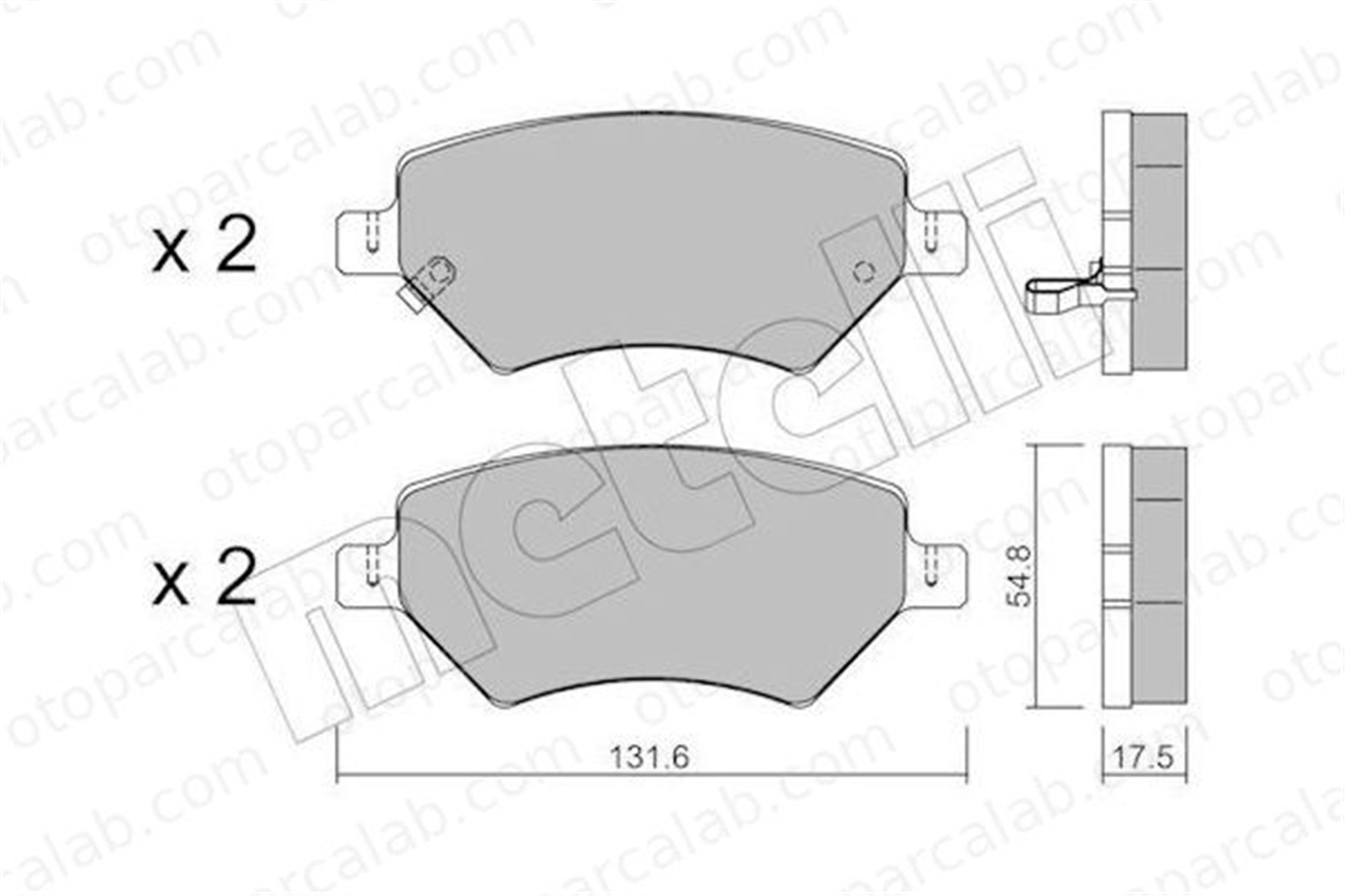 VALEO 671089 Fren Disk Balata Ön DR DR 3 K083501051 T113501080BA