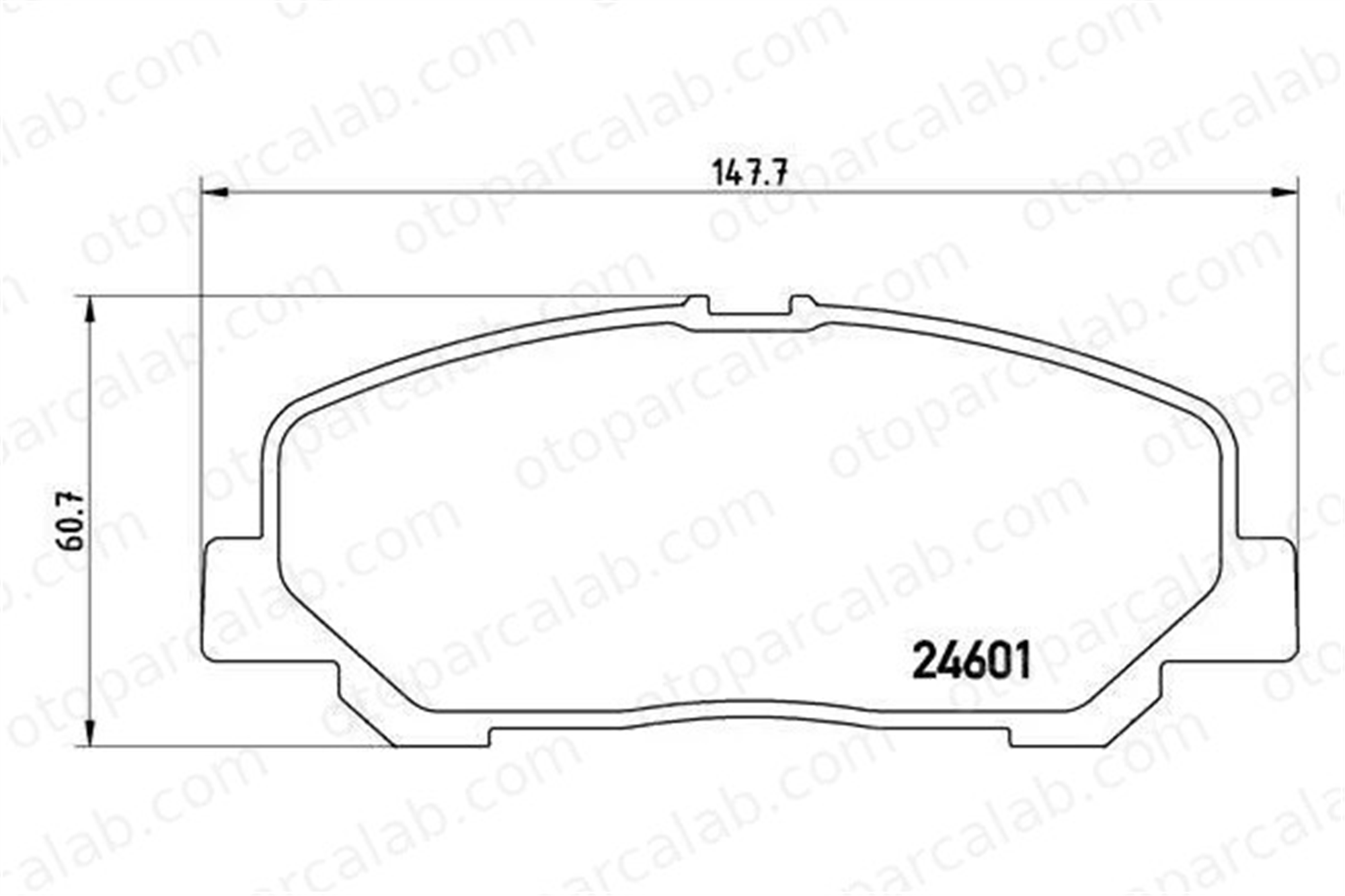 VALEO 671098 Fren Disk Balata Ön TOYOTA PREVIA III 446528520 04465-28520