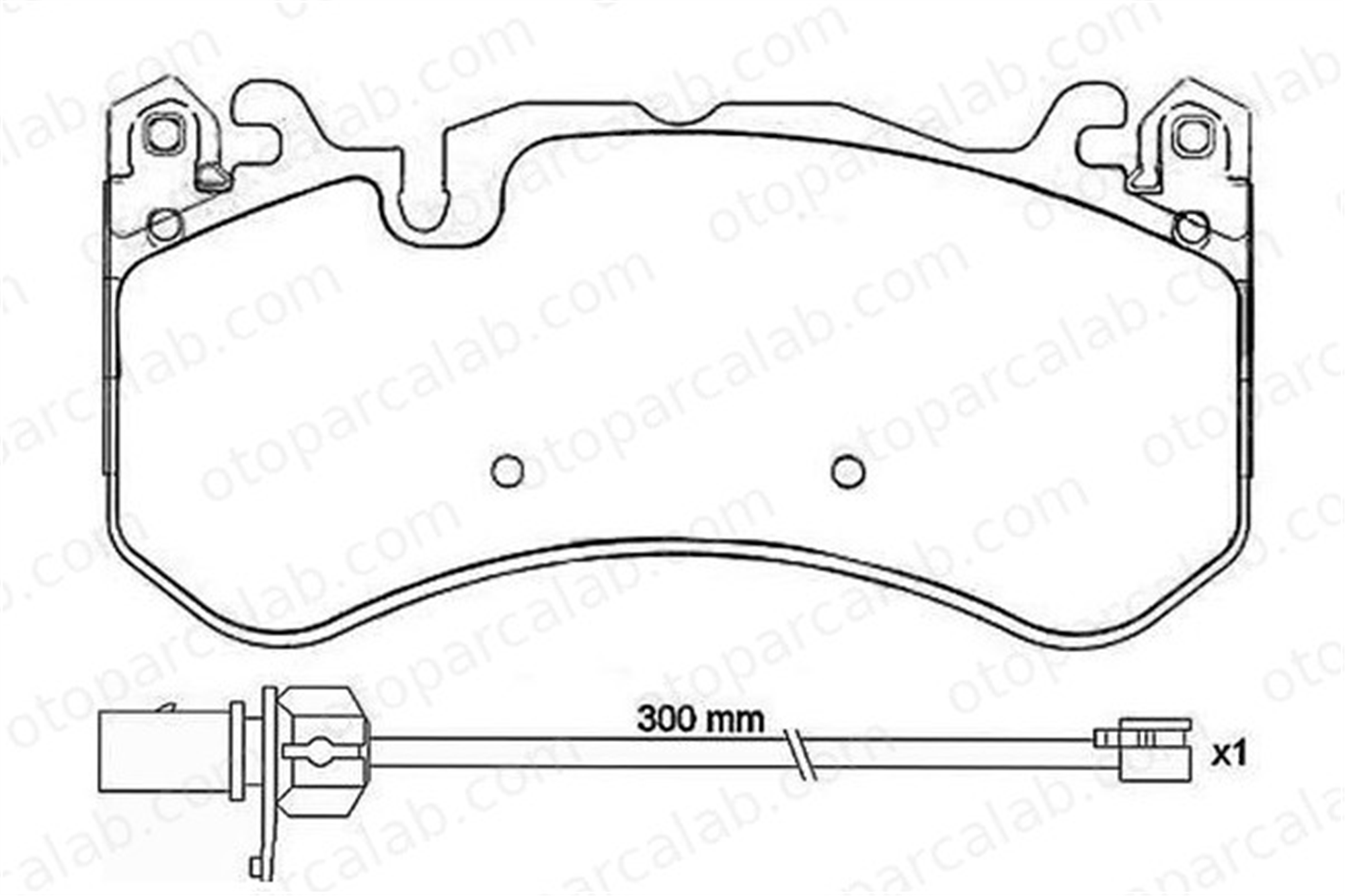 VALEO 671133 Fren Disk Balata Ön AUDI A6 C7 Avant A7 Sportback 4F0698151F 4F0698151G
